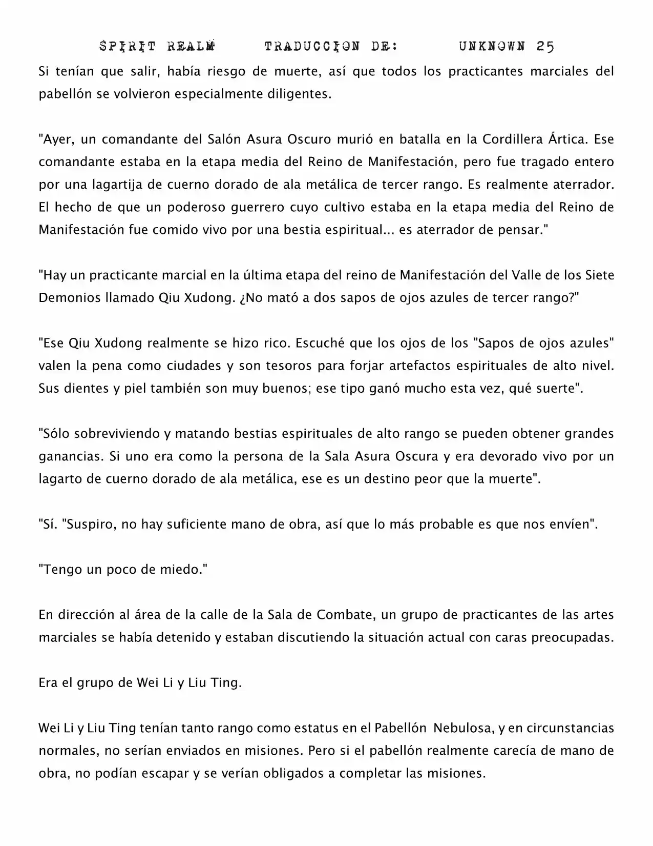 Spirit Realm (Novela) - Capítulo 74 - Página 5 - LectorTMOo