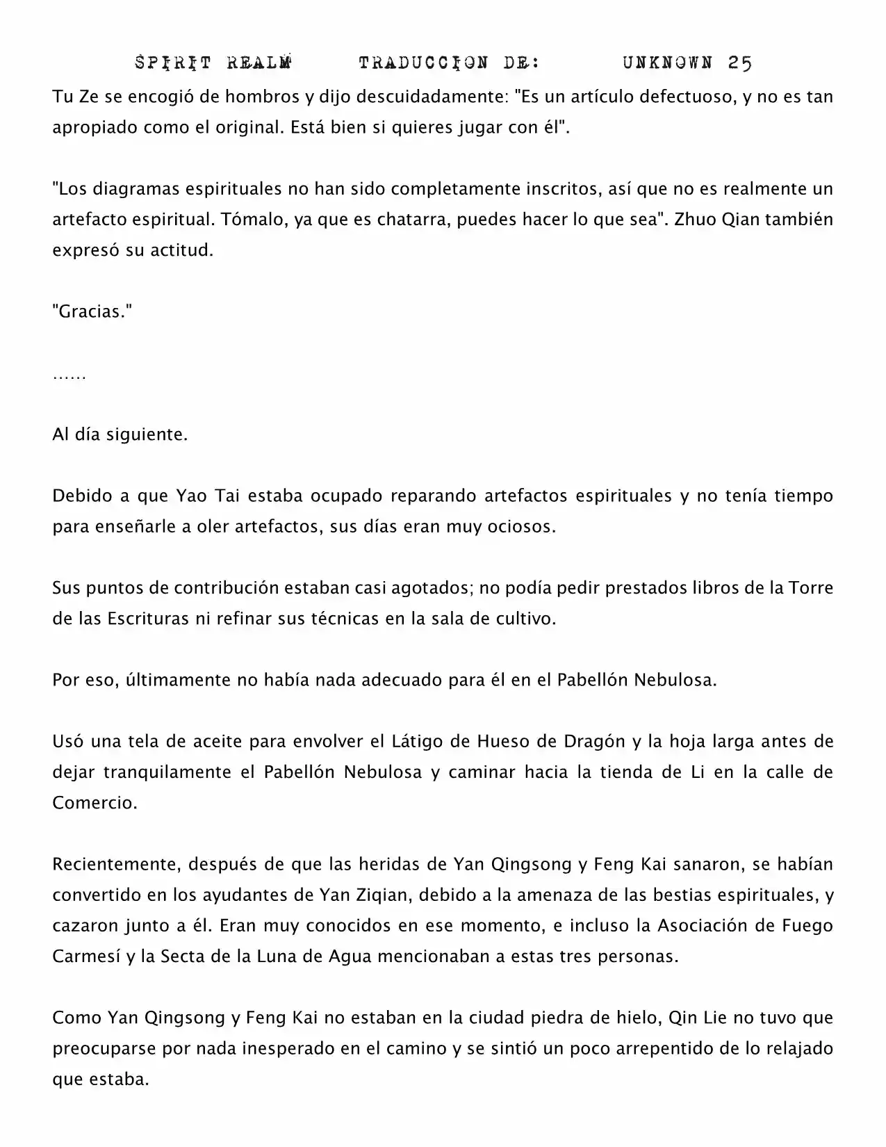 Spirit Realm (Novela) - Capítulo 75 - Página 7 - LectorTMOo