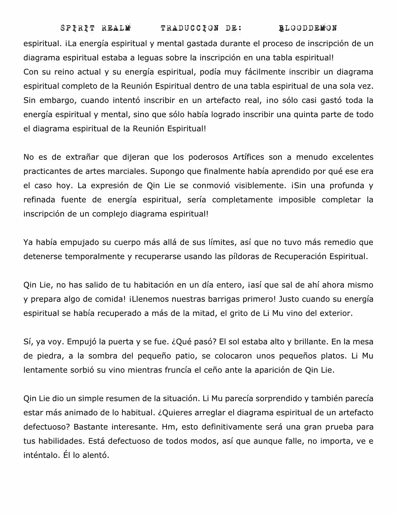 Spirit Realm (Novela) - Capítulo 76 - Página 4 - LectorTMOo