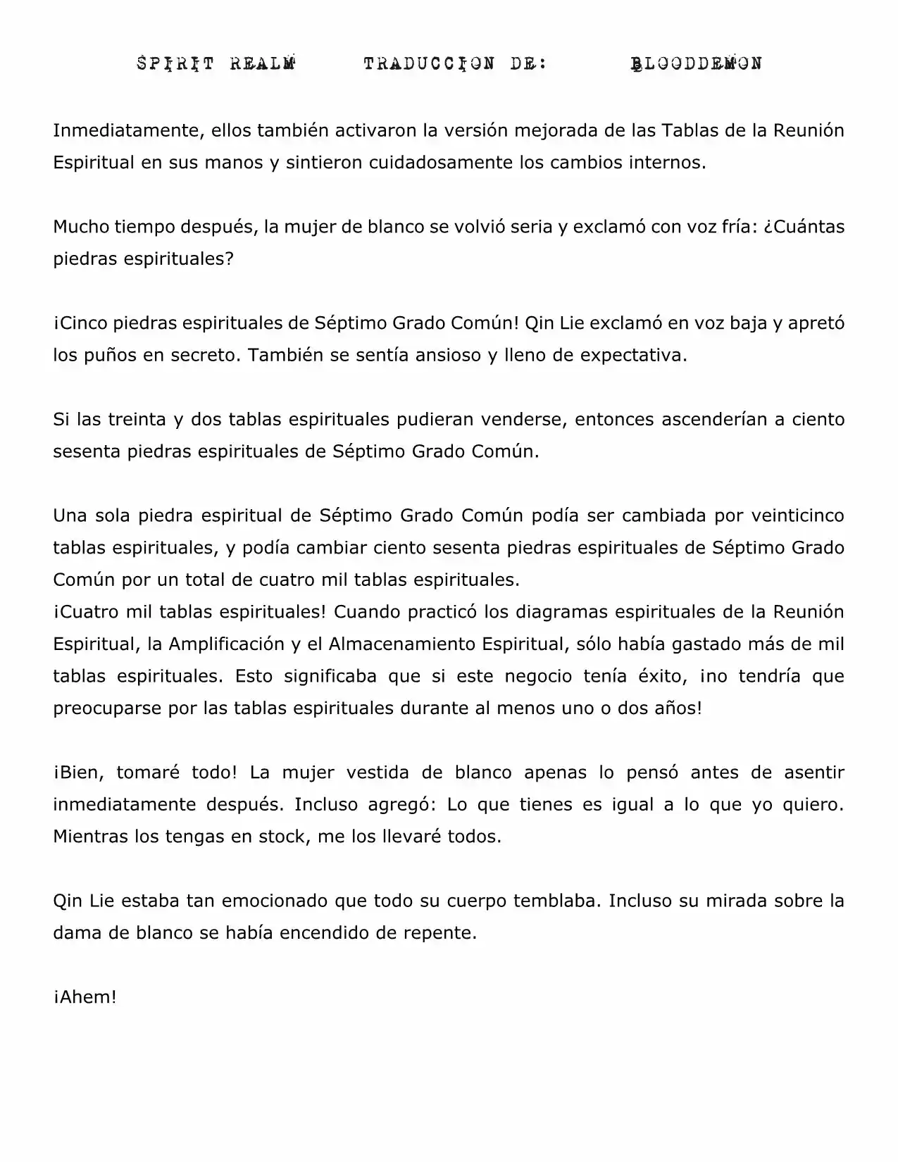 Spirit Realm (Novela) - Capítulo 77 - Página 5 - LectorTMOo
