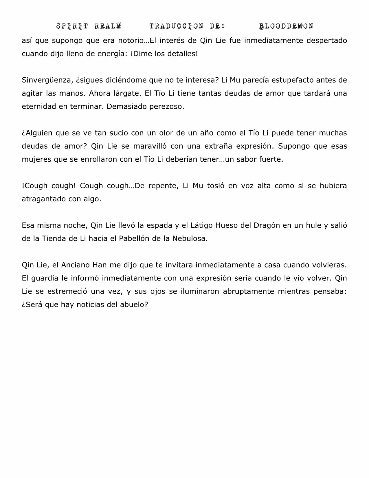Spirit Realm (Novela) - Capítulo 77 - Página 8 - LectorTMOo