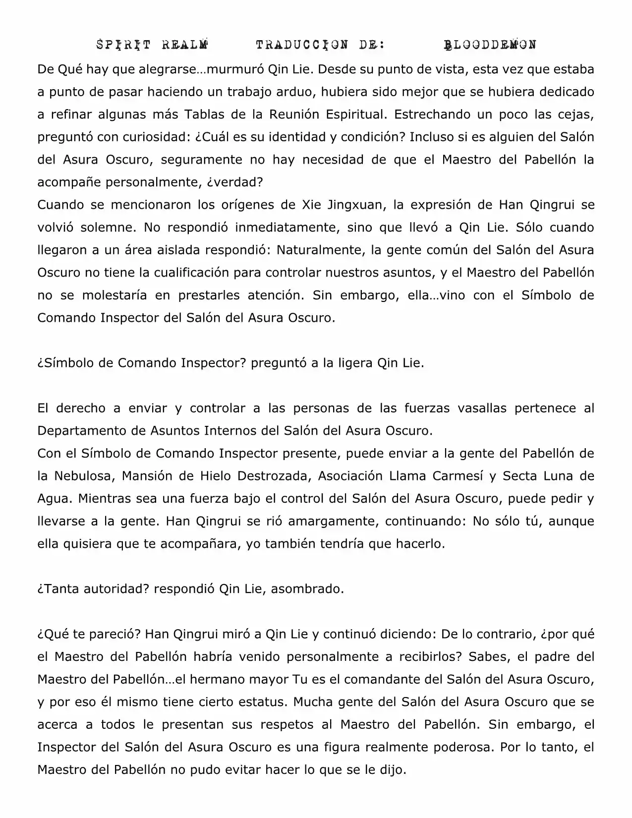 Spirit Realm (Novela) - Capítulo 78 - Página 4 - LectorTMOo