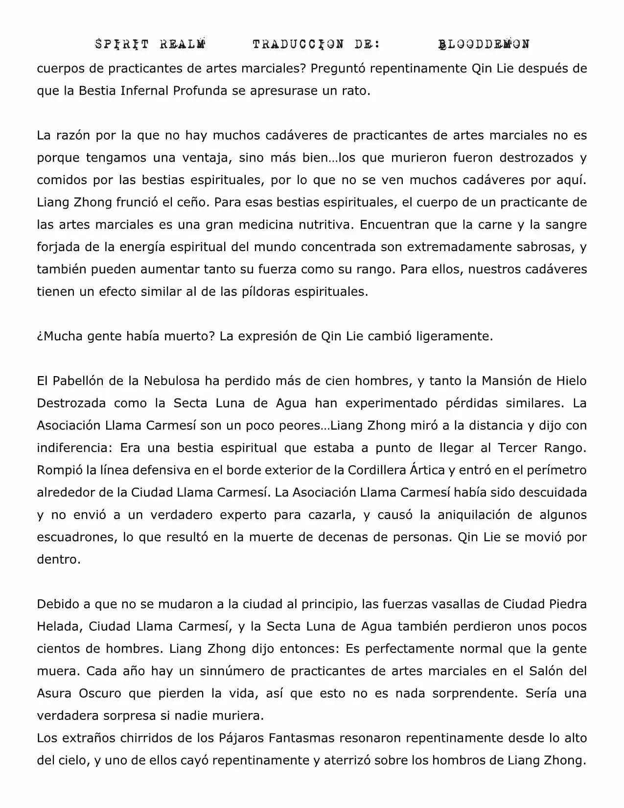 Spirit Realm (Novela) - Capítulo 79 - Página 5 - LectorTMOo