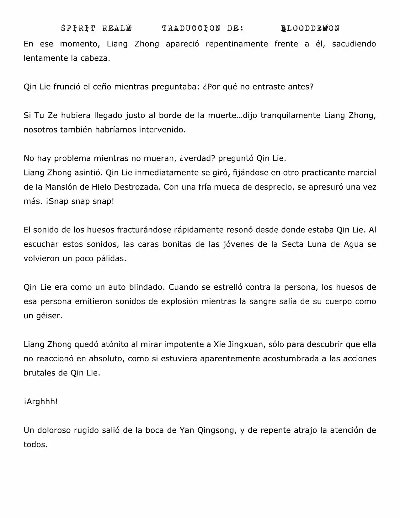 Spirit Realm (Novela) - Capítulo 85 - Página 5 - LectorTMOo