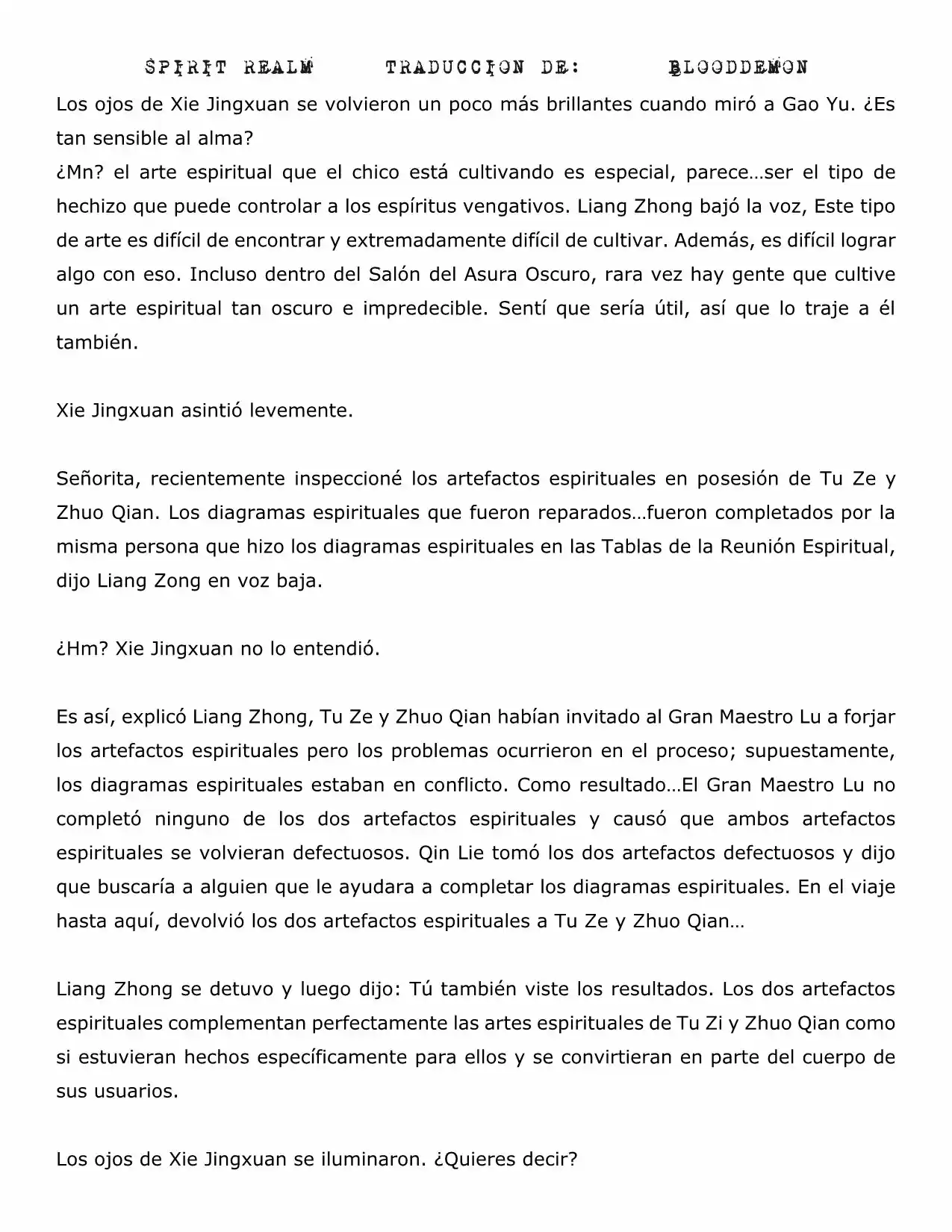 Spirit Realm (Novela) - Capítulo 87 - Página 4 - LectorTMOo