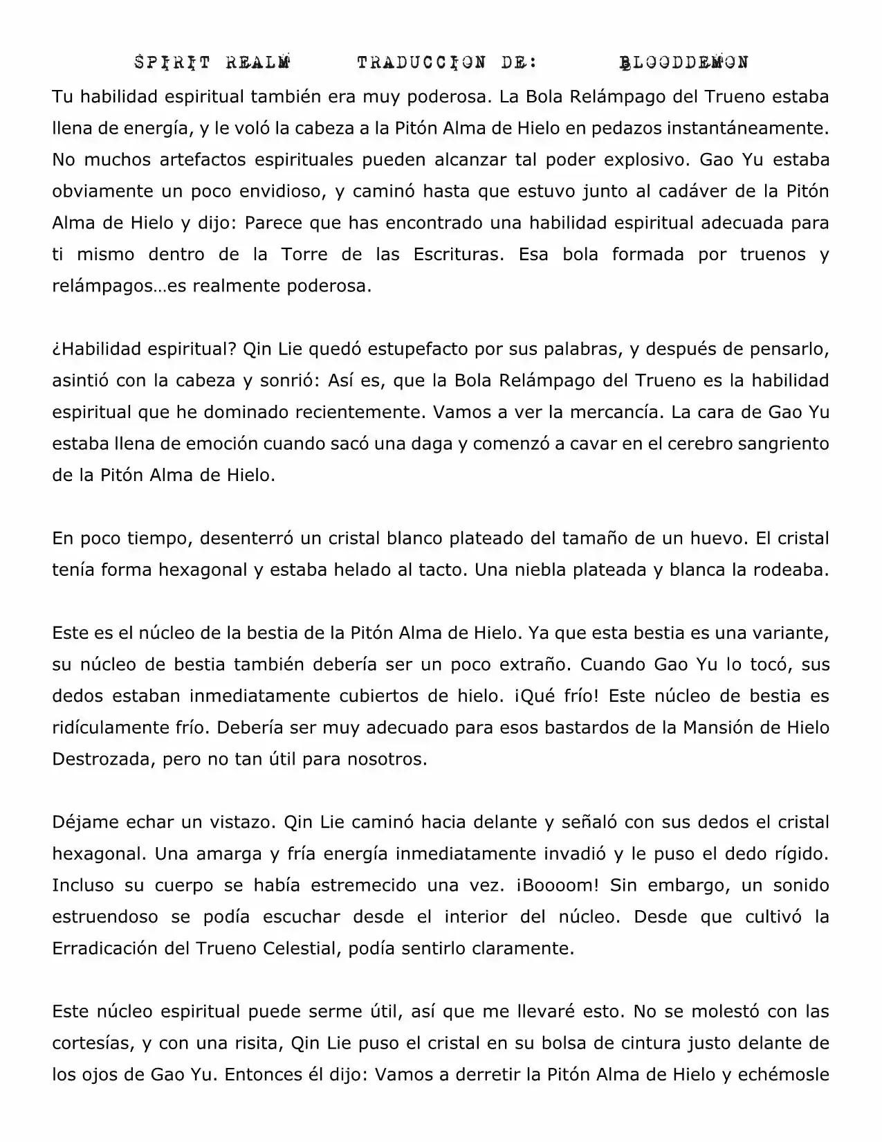 Spirit Realm (Novela) - Capítulo 91 - Página 7 - LectorTMOo