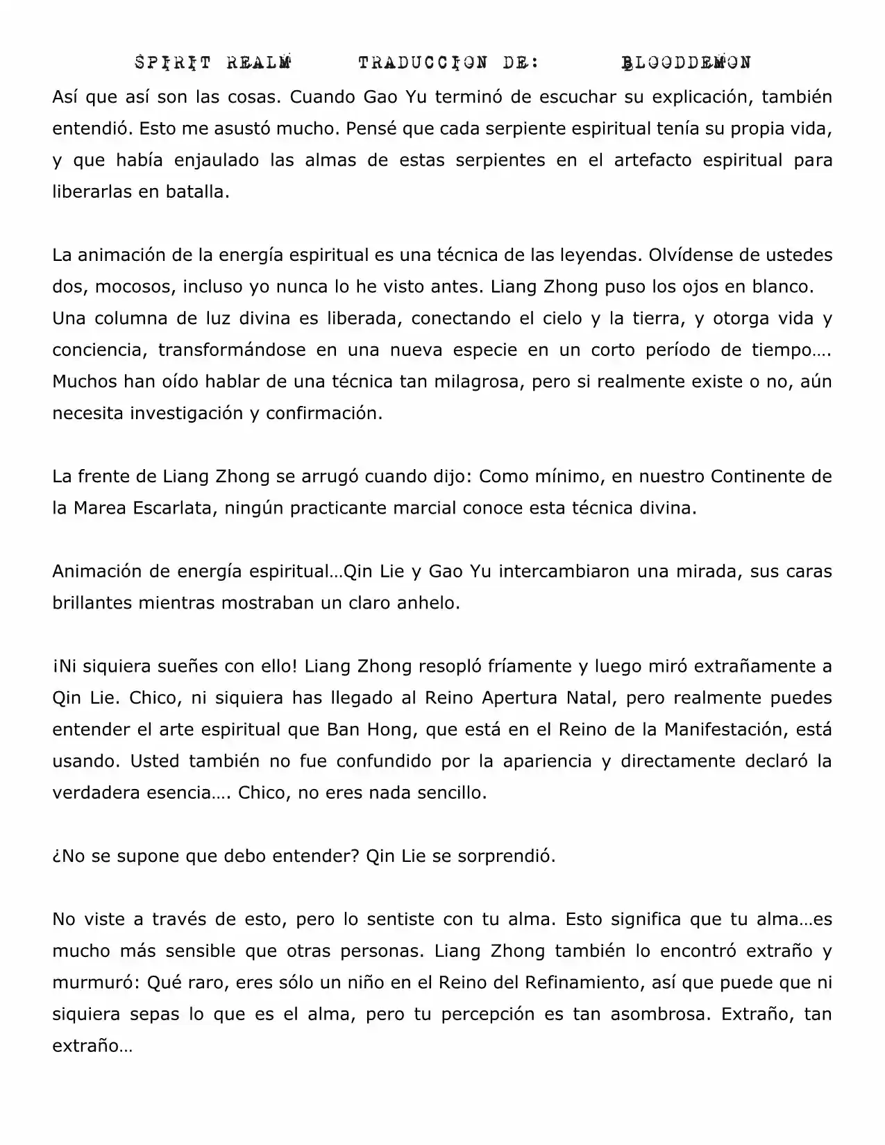 Spirit Realm (Novela) - Capítulo 93 - Página 4 - LectorTMOo