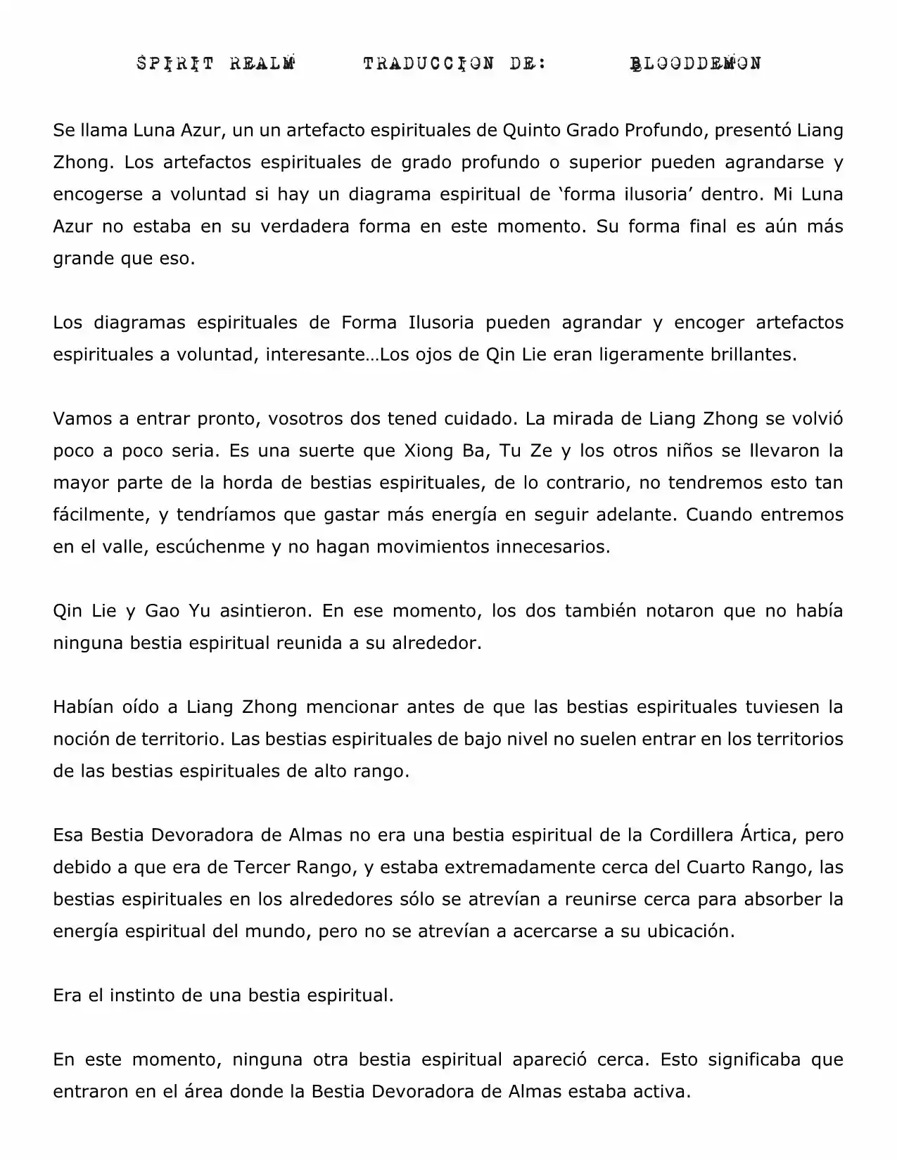 Spirit Realm (Novela) - Capítulo 93 - Página 6 - LectorTMOo