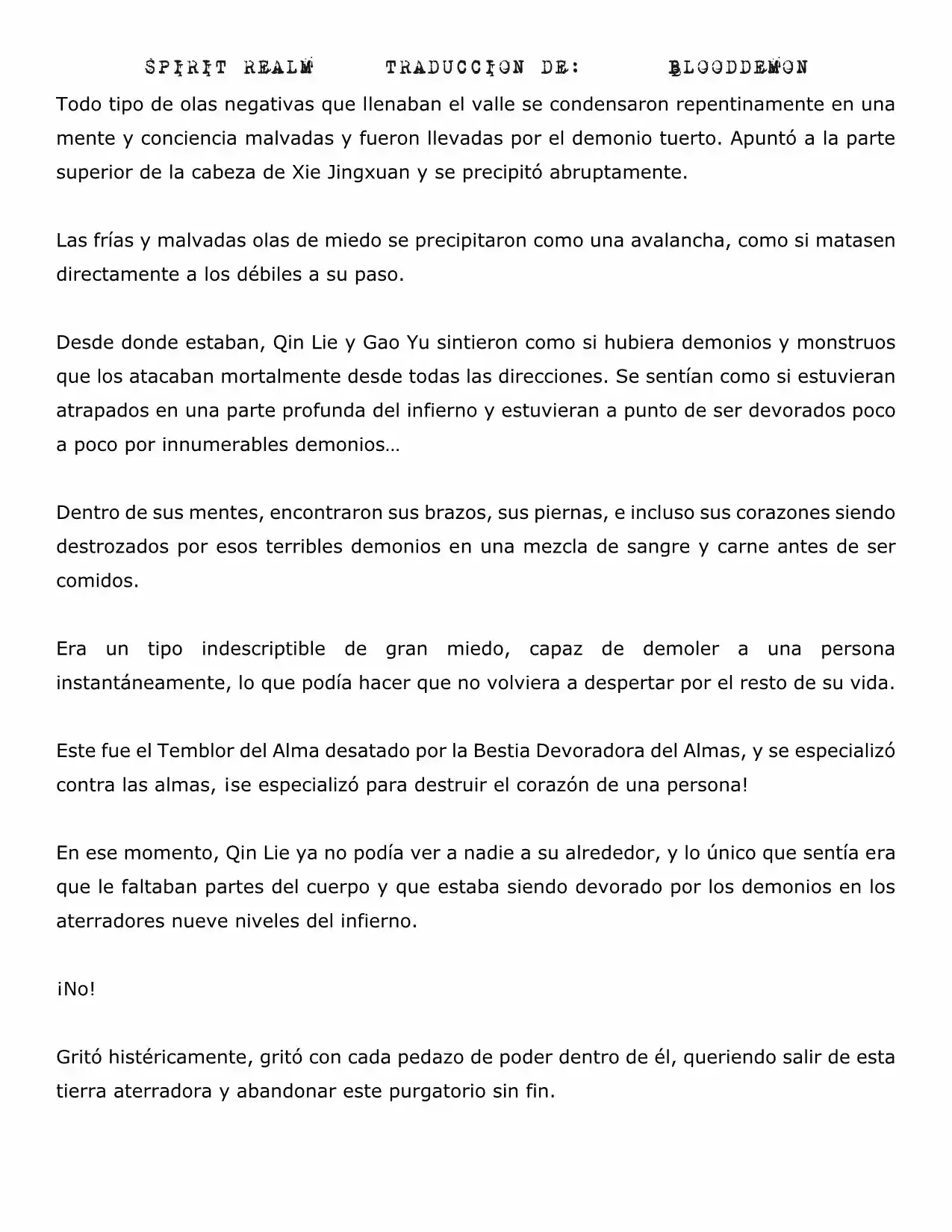 Spirit Realm (Novela) - Capítulo 94 - Página 7 - LectorTMOo