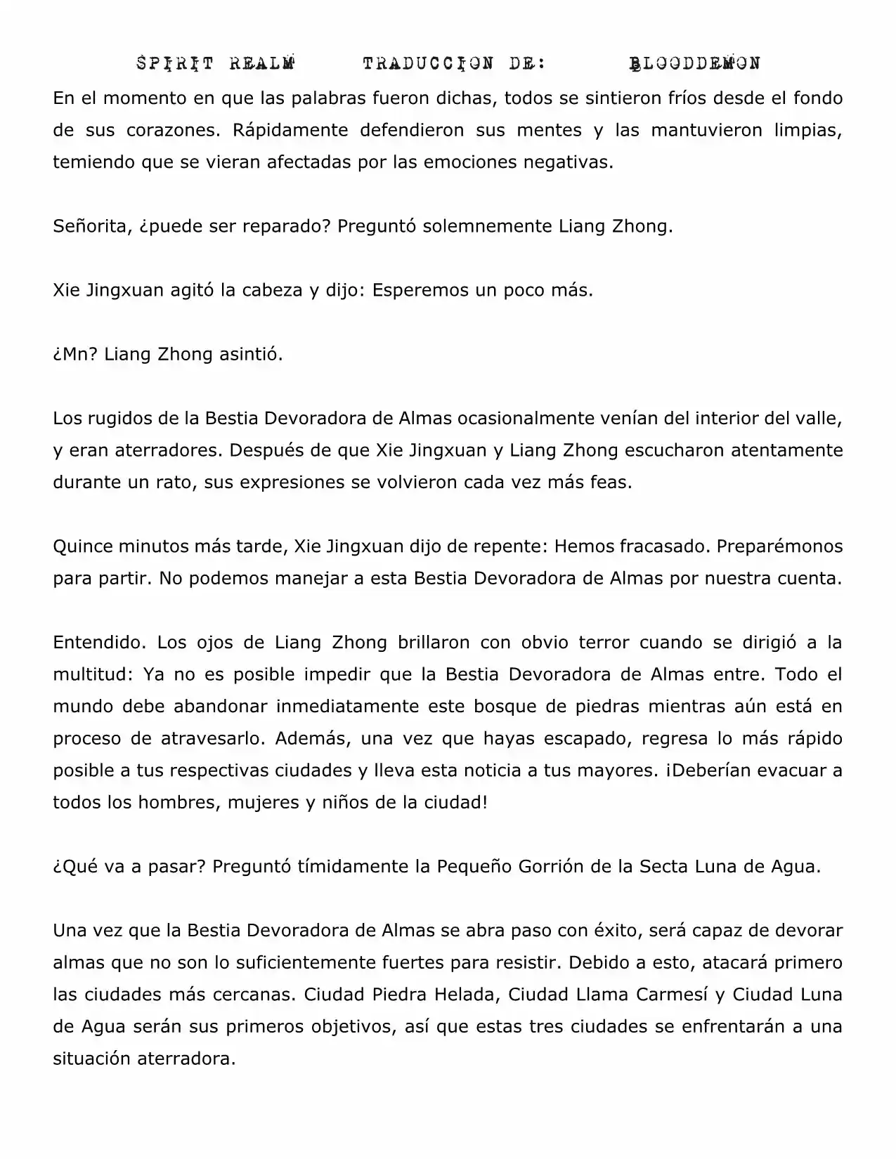 Spirit Realm (Novela) - Capítulo 99 - Página 6 - LectorTMOo