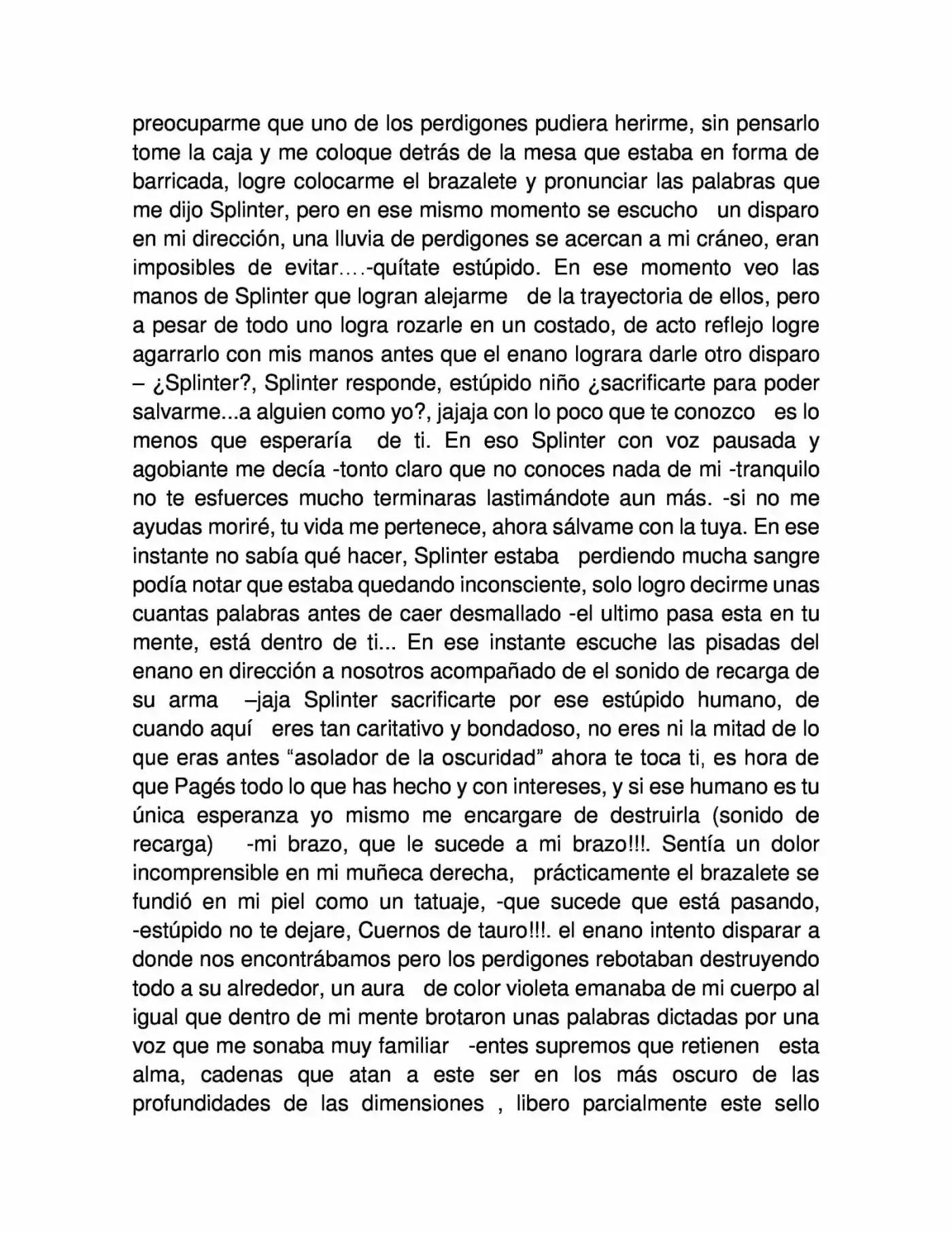 Splinter El Cazador - Capítulo 1 - Página 6 - LectorTMOo
