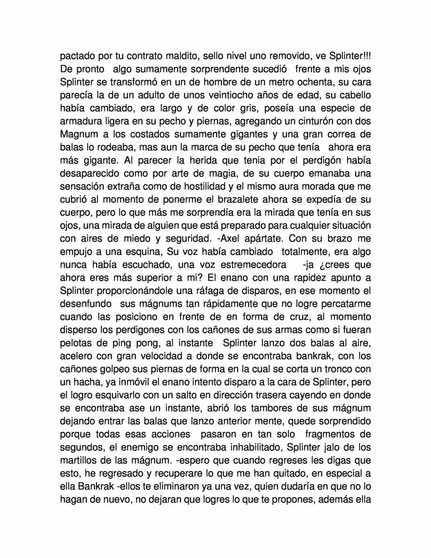 Splinter El Cazador - Capítulo 1 - Página 7 - LectorTMOo