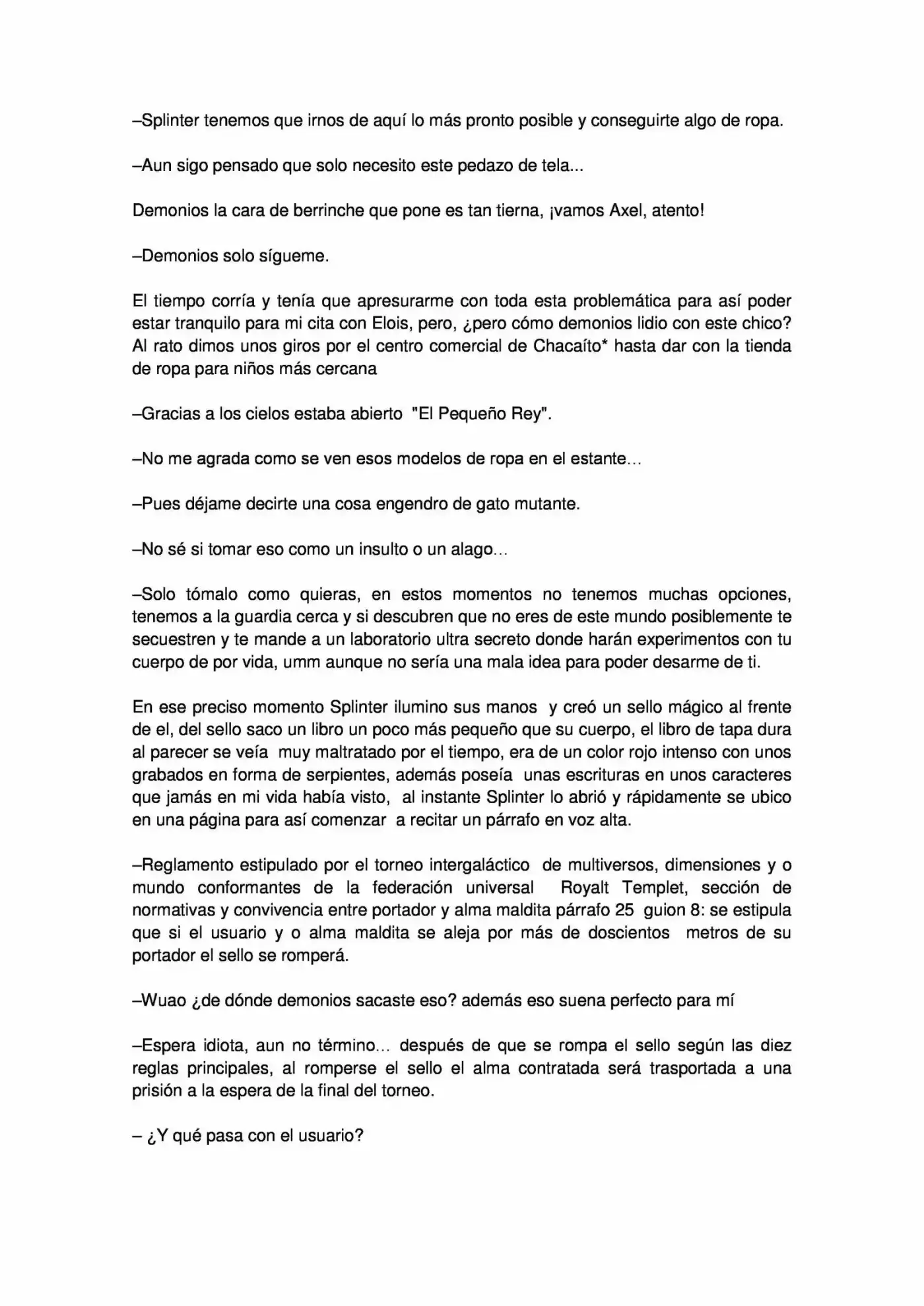 Splinter El Cazador - Capítulo 2 - Página 4 - LectorTMOo