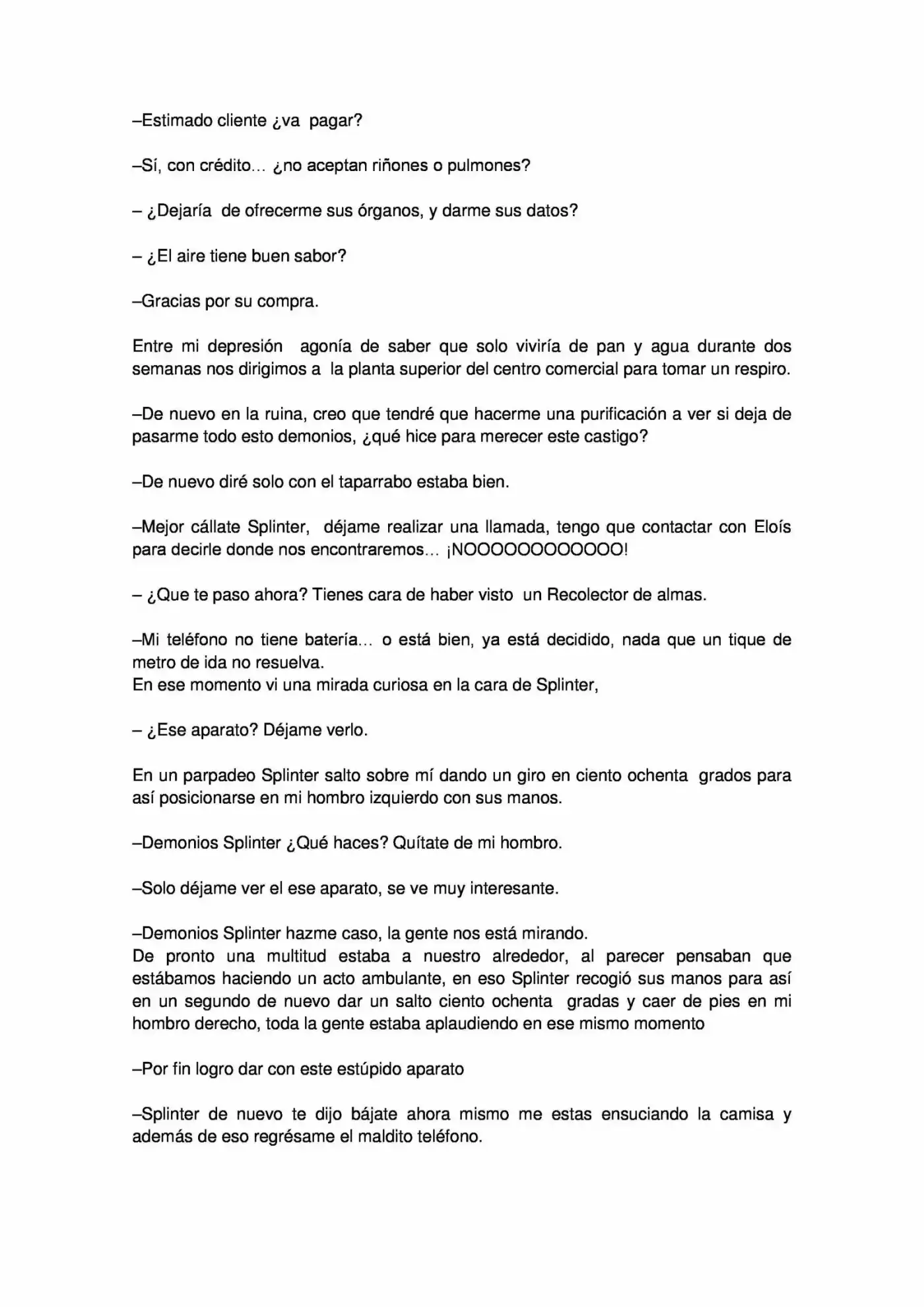 Splinter El Cazador - Capítulo 2 - Página 8 - LectorTMOo