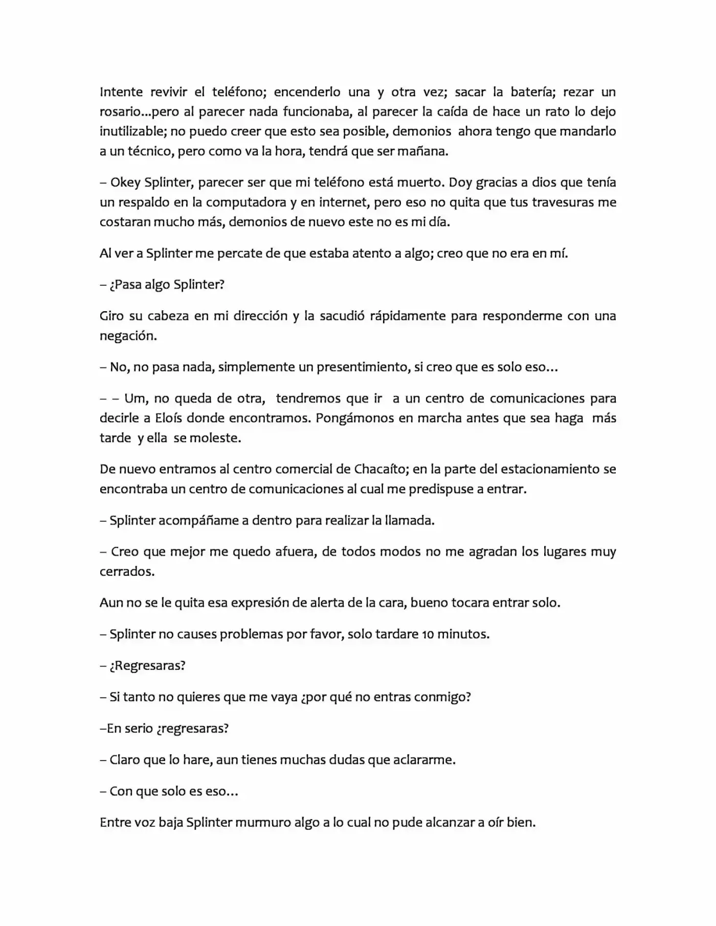 Splinter El Cazador - Capítulo 4 - Página 6 - LectorTMOo