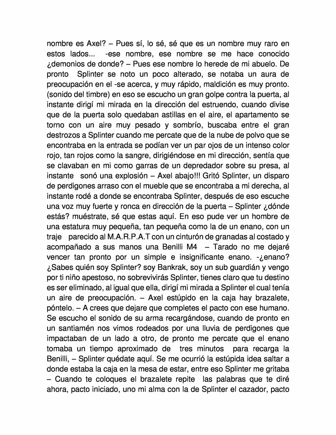 Splinter El Cazador - Capítulo 0.1 - Página 5 - LectorTMOo