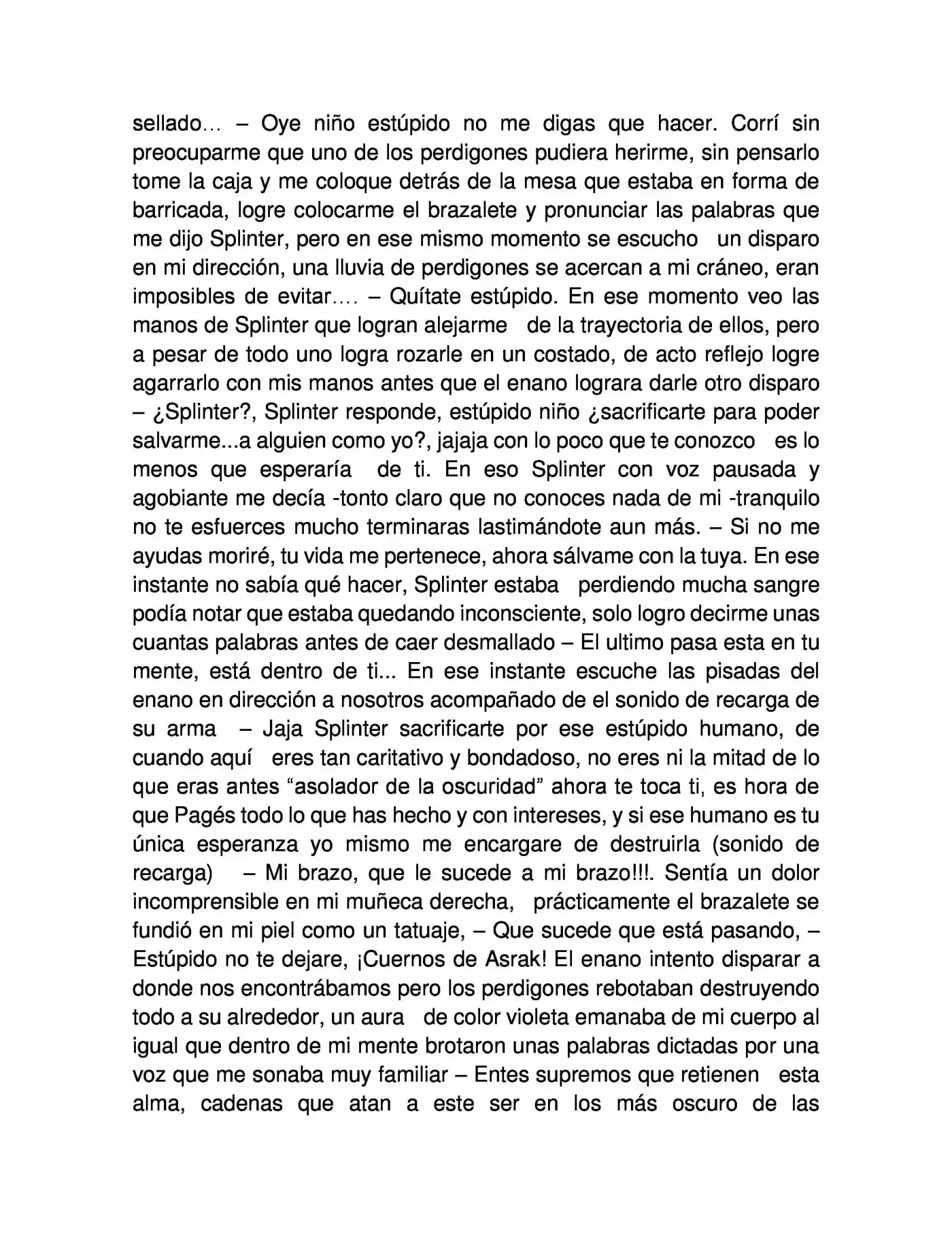 Splinter El Cazador - Capítulo 0.1 - Página 6 - LectorTMOo