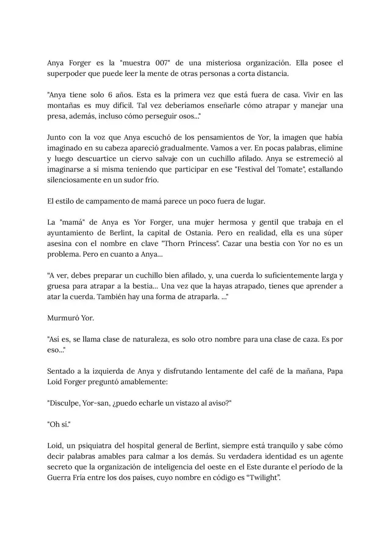 Spy X Family Portrait (Novela) - Capítulo 1 - Página 3 - LectorTMOo