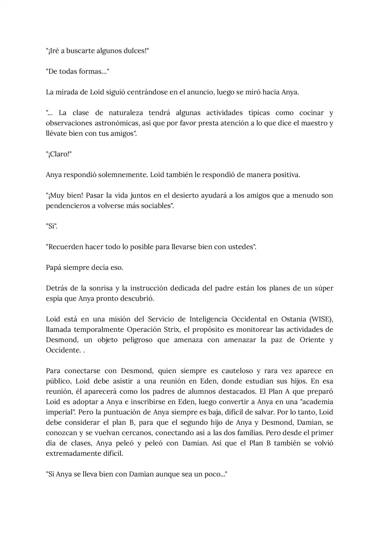 Spy X Family Portrait (Novela) - Capítulo 1 - Página 5 - LectorTMOo