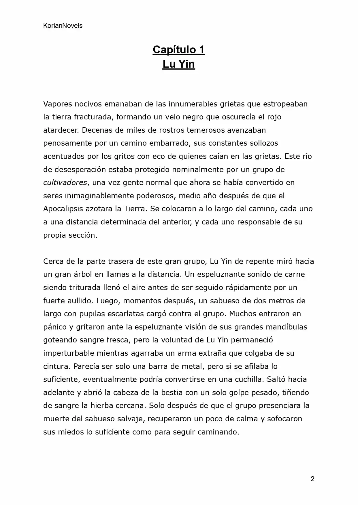 Star Odyssey (Novela) - Capítulo 1 - Página 2 - LectorTMOo