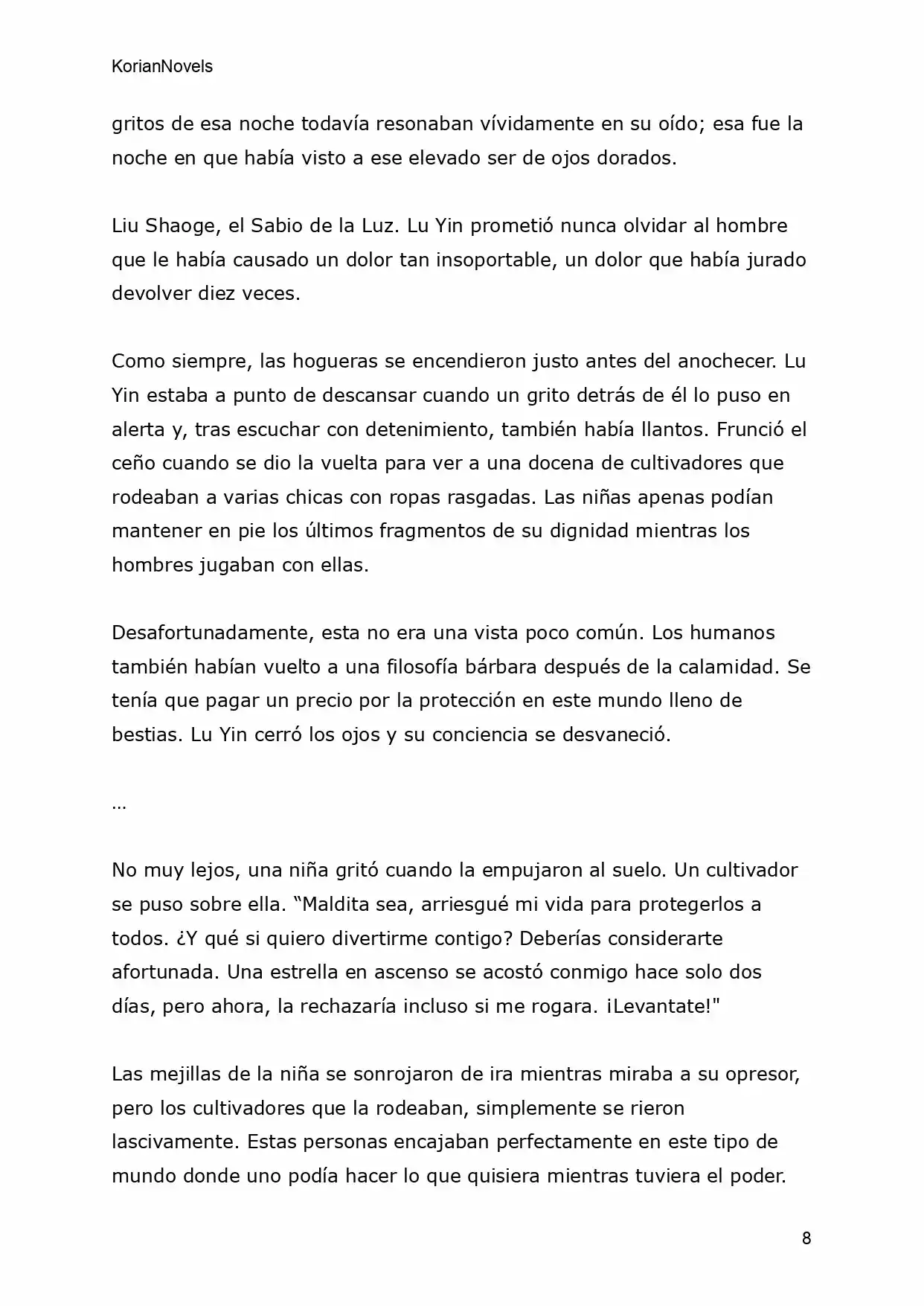 Star Odyssey (Novela) - Capítulo 1 - Página 8 - LectorTMOo