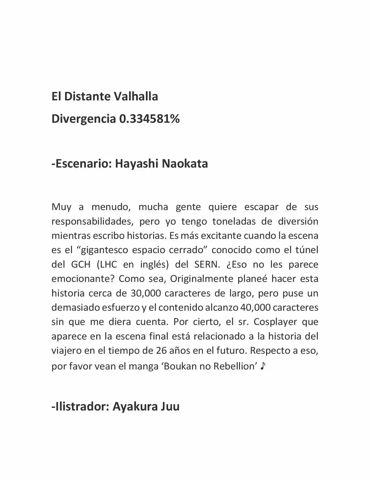 Steins;Gate - Youen No Valhalla (Novela) - Capítulo 1 - Página 3 - LectorTMOo