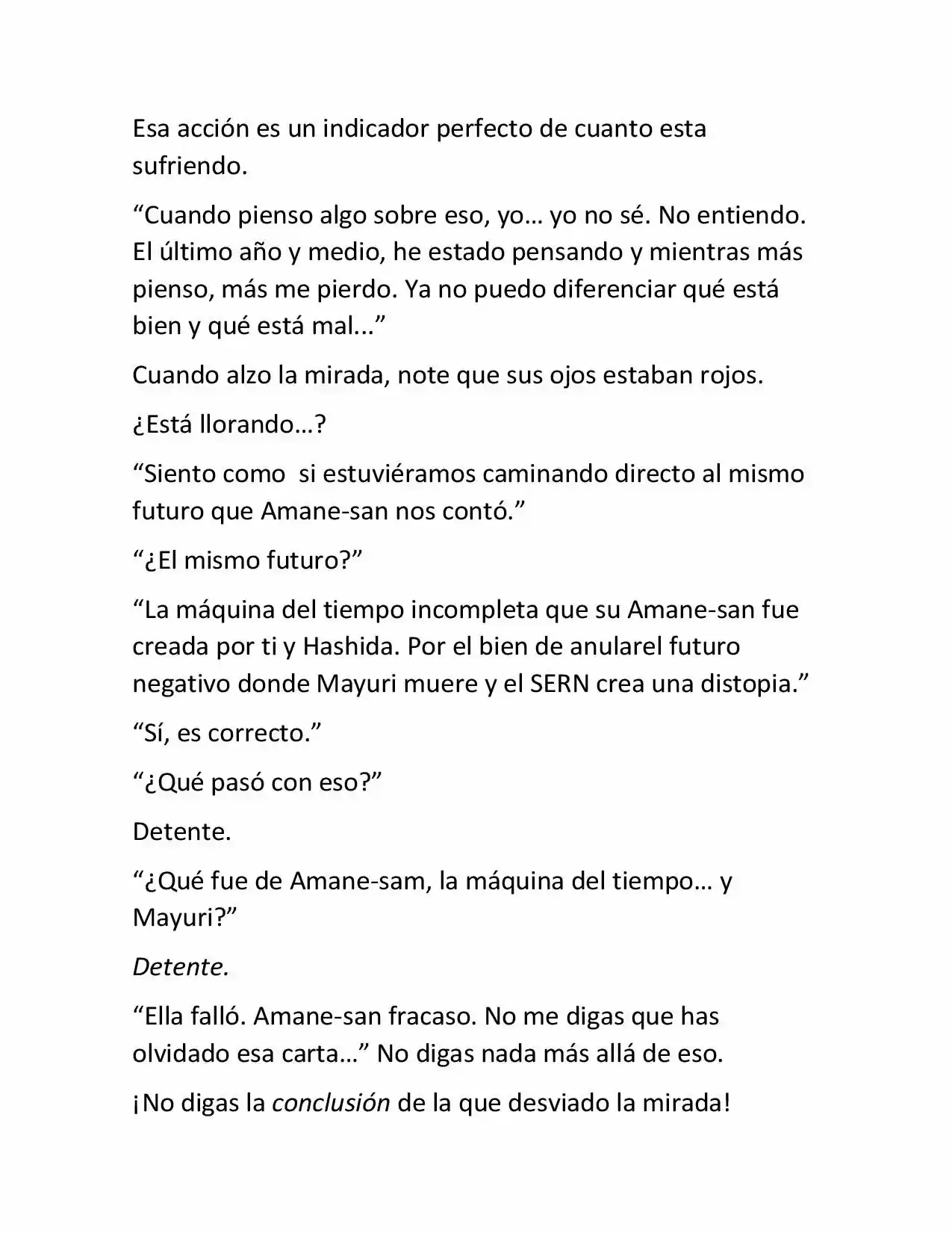 Steins;Gate - Youen No Valhalla (Novela) - Capítulo 1 - Página 42 - LectorTMOo
