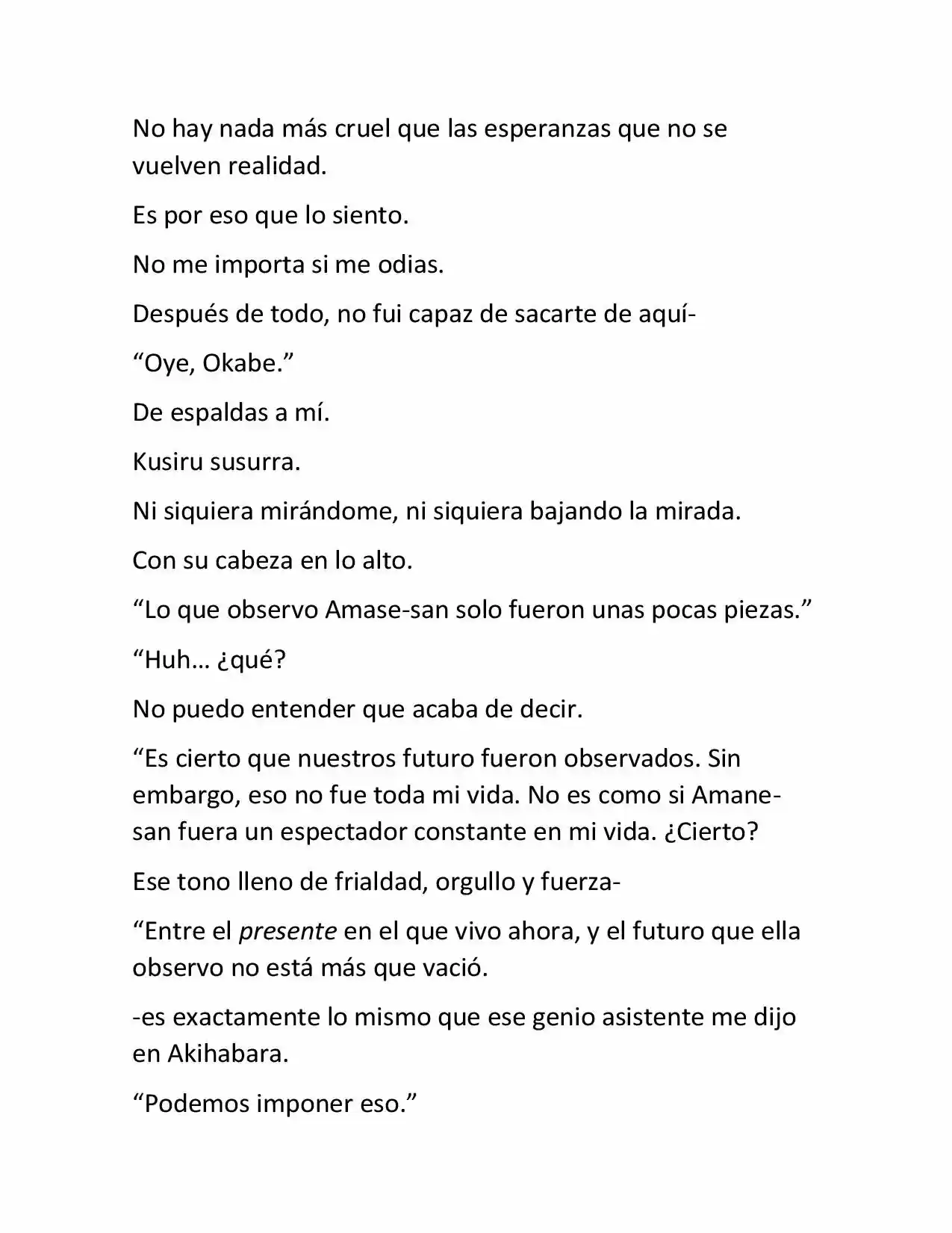 Steins;Gate - Youen No Valhalla (Novela) - Capítulo 1 - Página 74 - LectorTMOo