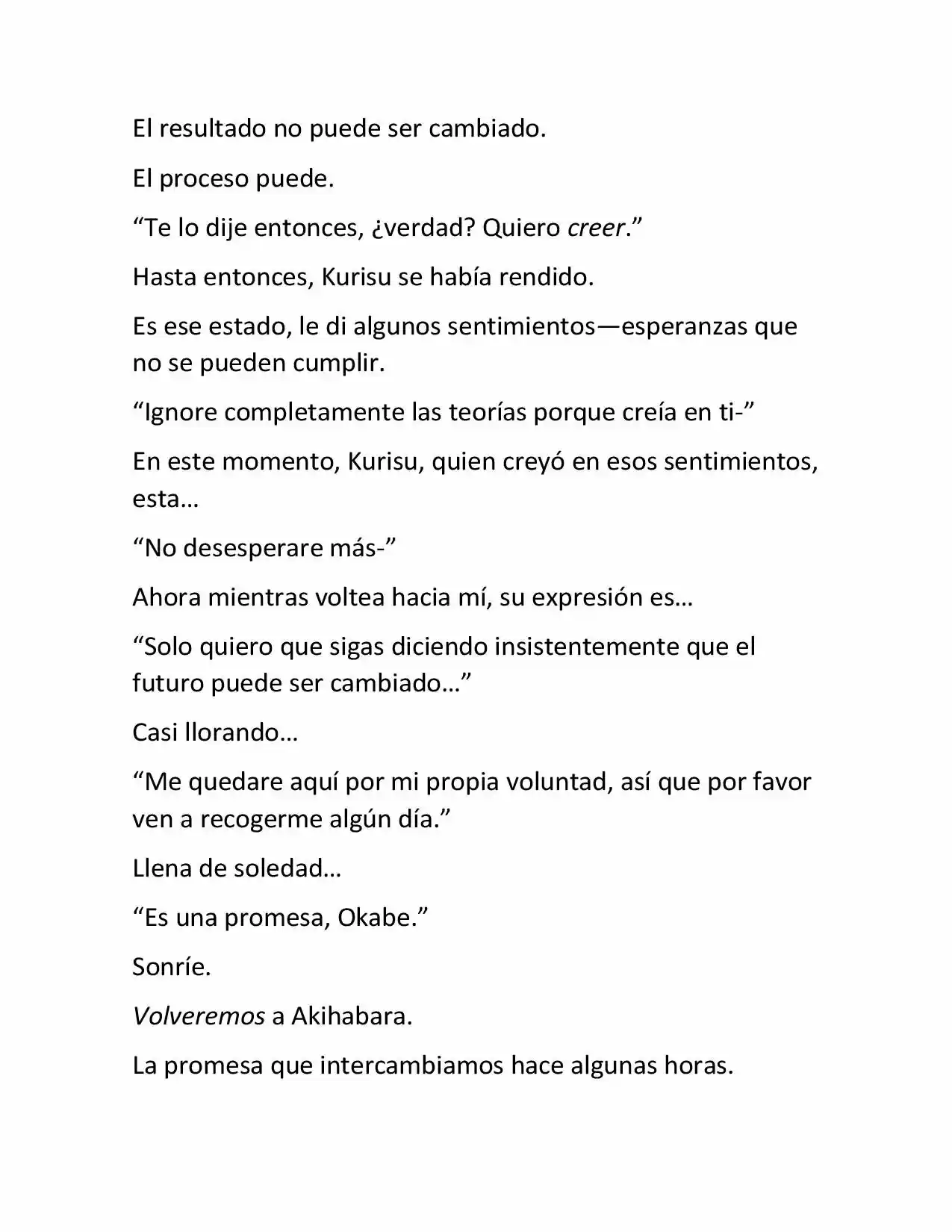 Steins;Gate - Youen No Valhalla (Novela) - Capítulo 1 - Página 75 - LectorTMOo