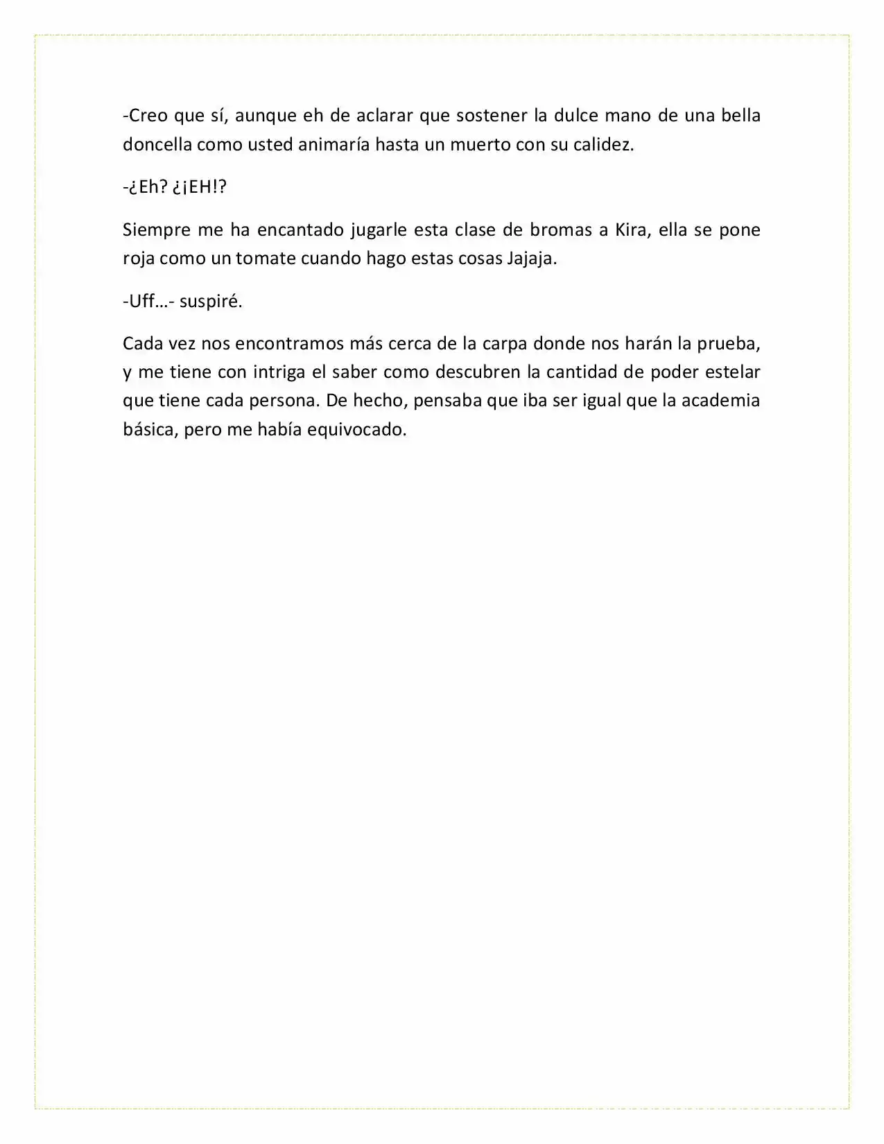 Stellar Power Machine (Novela) - Capítulo 1 - Página 6 - LectorTMOo