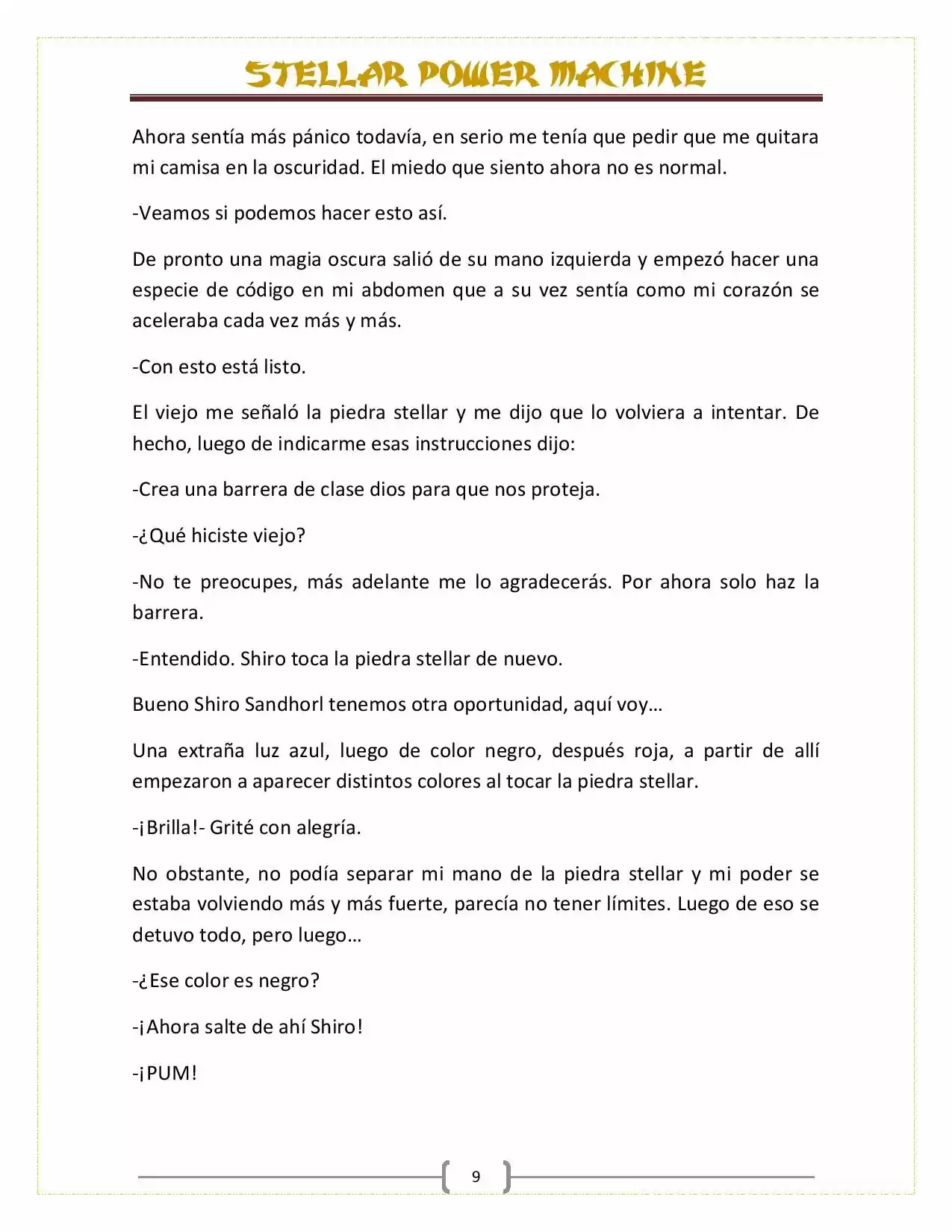 Stellar Power Machine (Novela) - Capítulo 2 - Página 6 - LectorTMOo