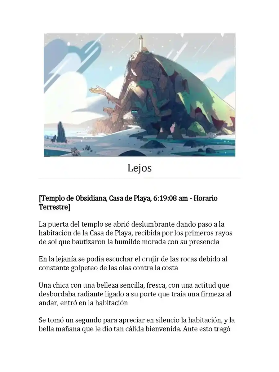 Steven Universe: Un Nuevo Comienzo (Novela) - Capítulo 11 - Página 1 - LectorTMOo