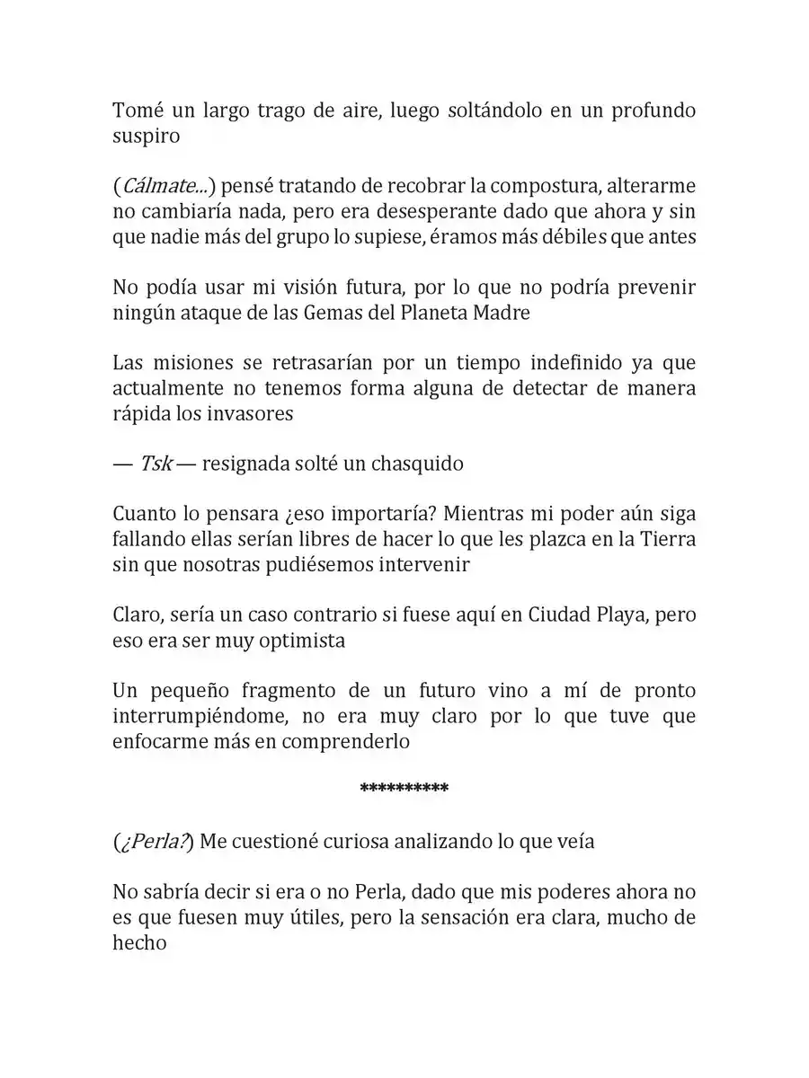 Steven Universe: Un Nuevo Comienzo (Novela) - Capítulo 15 - Página 5 - LectorTMOo