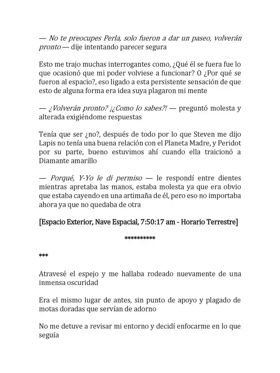 Steven Universe: Un Nuevo Comienzo (Novela) - Capítulo 15 - Página 8 - LectorTMOo