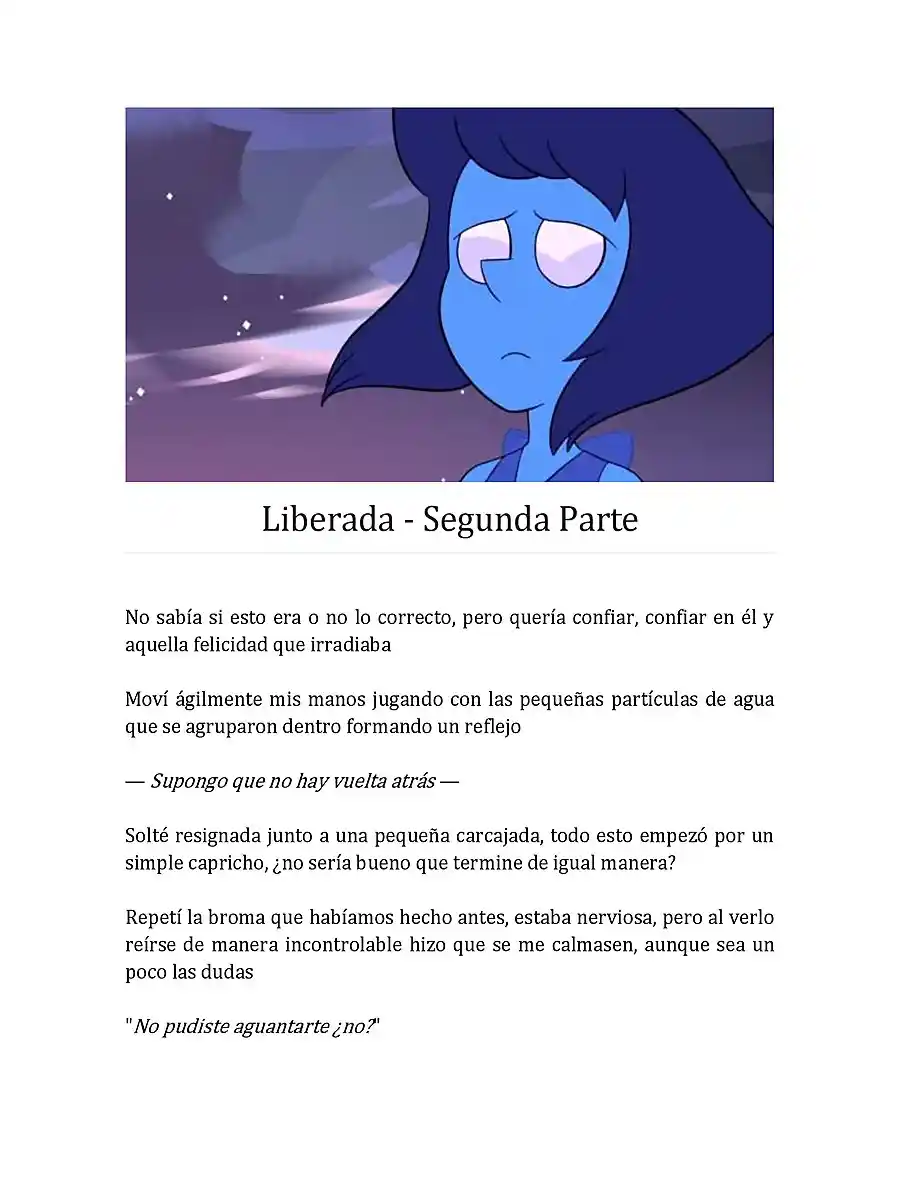 Steven Universe: Un Nuevo Comienzo (Novela) - Capítulo 18 - Página 1 - LectorTMOo