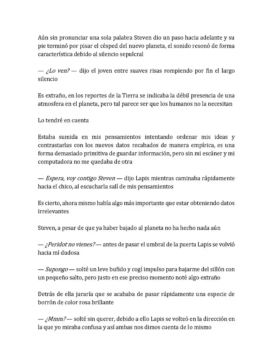 Steven Universe: Un Nuevo Comienzo (Novela) - Capítulo 21 - Página 8 - LectorTMOo