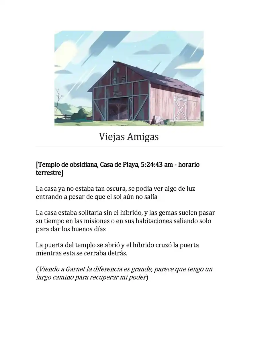 Steven Universe: Un Nuevo Comienzo (Novela) - Capítulo 3 - Página 2 - LectorTMOo