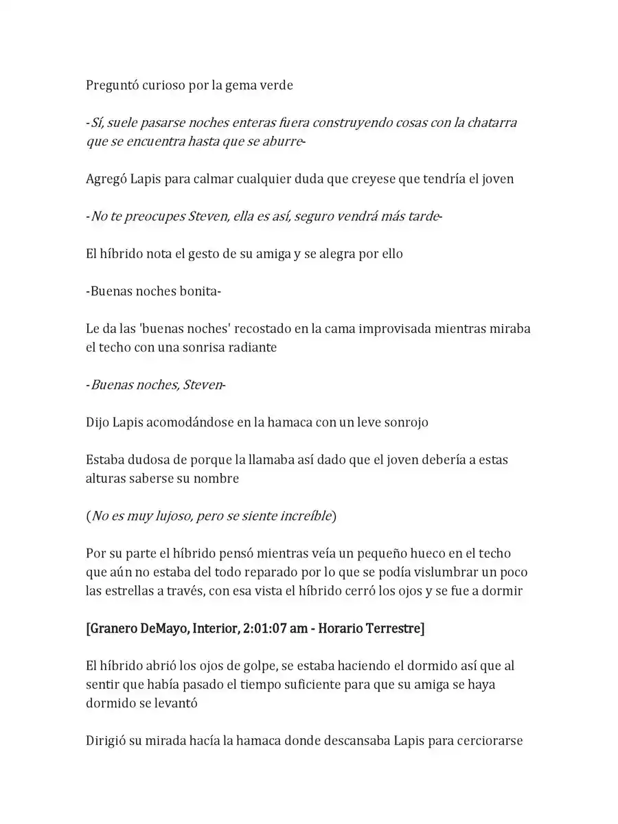 Steven Universe: Un Nuevo Comienzo (Novela) - Capítulo 4 - Página 8 - LectorTMOo