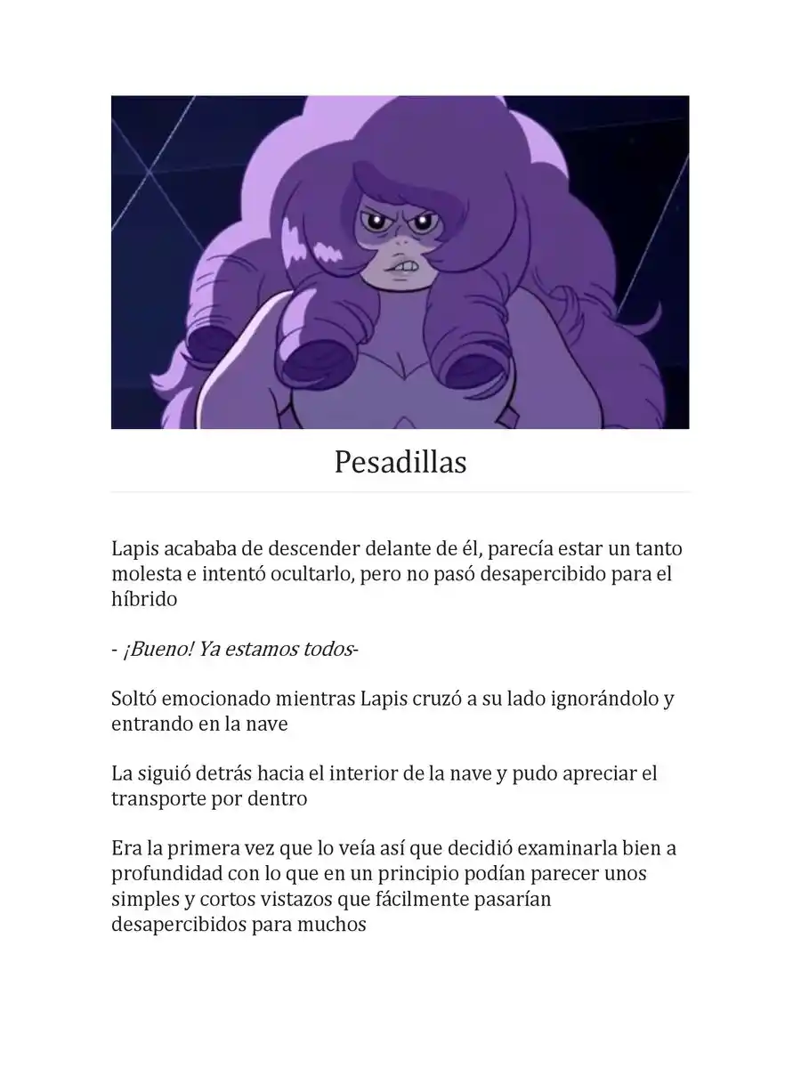 Steven Universe: Un Nuevo Comienzo (Novela) - Capítulo 9 - Página 1 - LectorTMOo