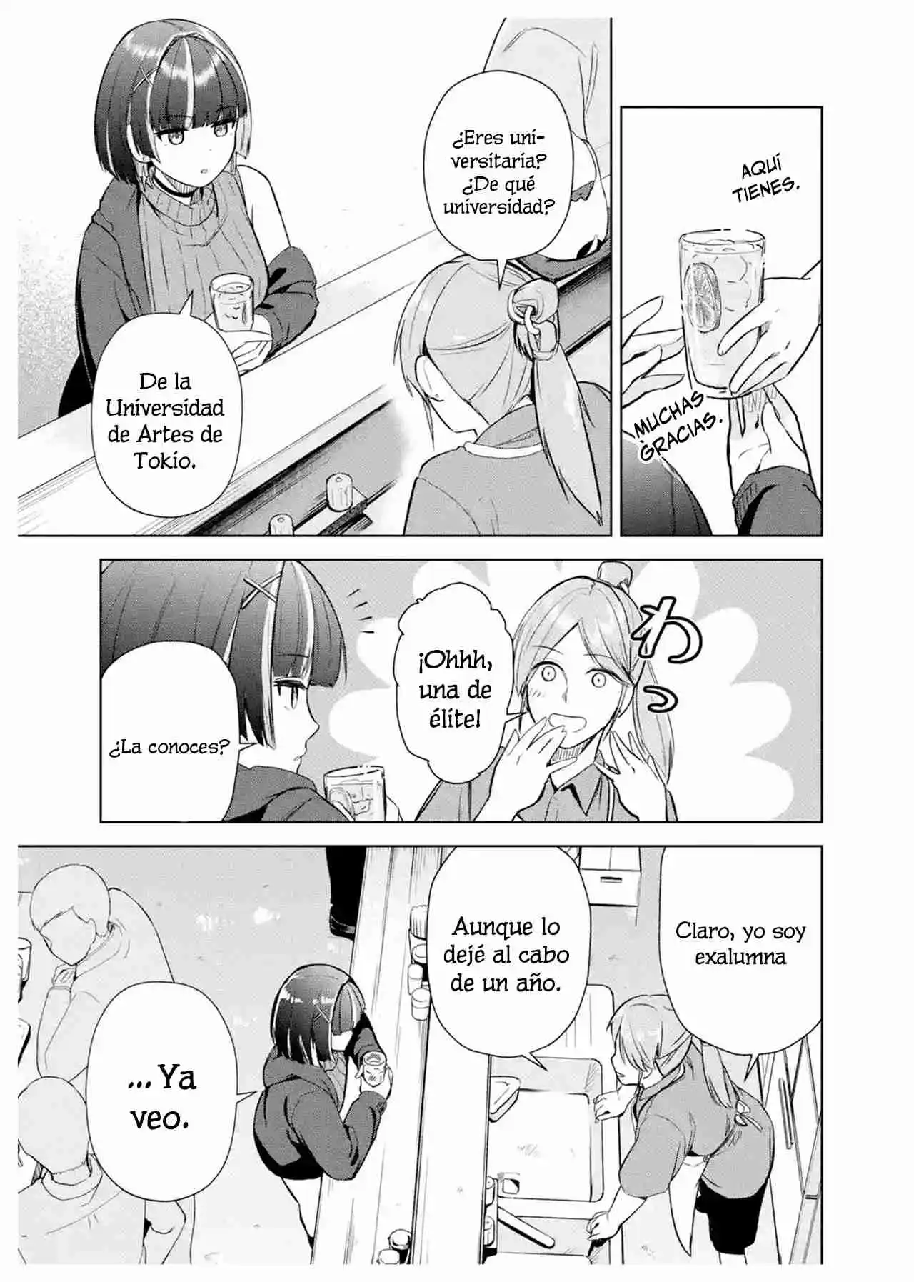 Tachi Nomi Izakaya De Kei Joshidaisei Ga Tonari Ni Kuru Hanashi - Capítulo 1 - Página 13 - LectorTMOo