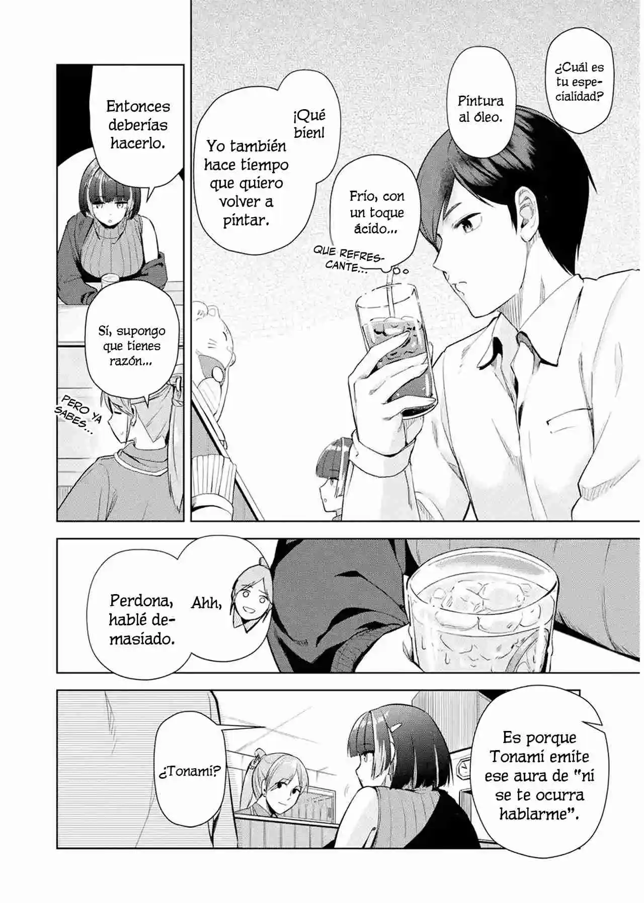 Tachi Nomi Izakaya De Kei Joshidaisei Ga Tonari Ni Kuru Hanashi - Capítulo 1 - Página 14 - LectorTMOo
