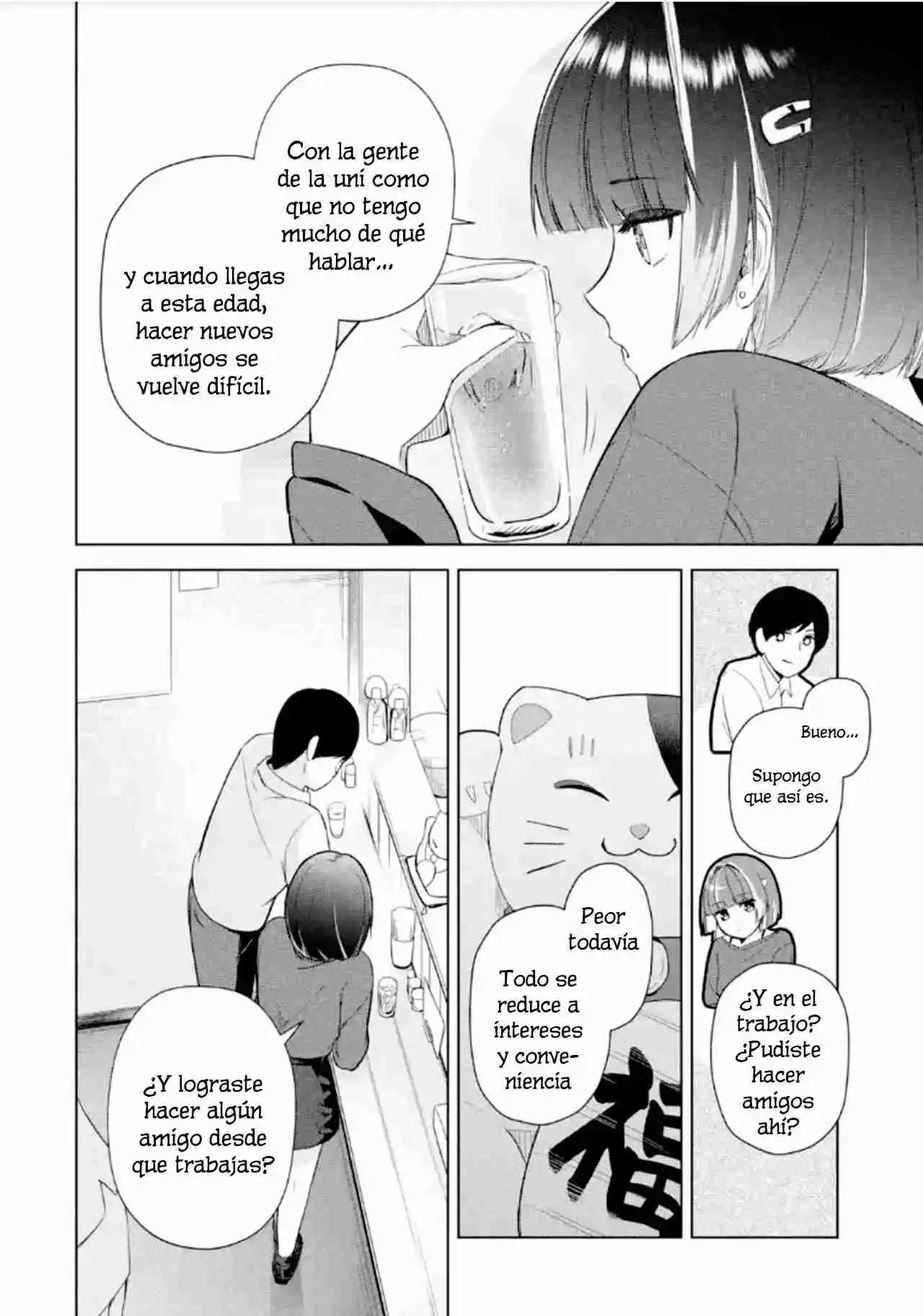 Tachi Nomi Izakaya De Kei Joshidaisei Ga Tonari Ni Kuru Hanashi - Capítulo 2 - Página 14 - LectorTMOo
