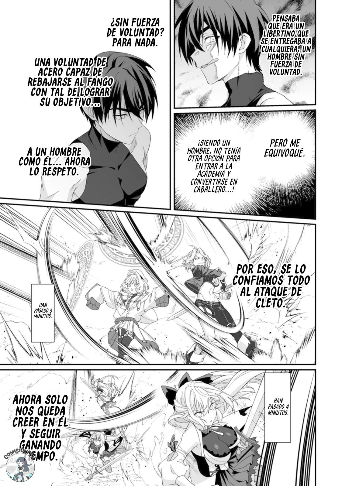 Teisou Gyakuten Sekai De Yuiitsu No Otoko Kishi No Ore, Onna Kishi Gakuen Ni Nyuugaku Shitara Nazeka Eiyou Atsukai Sareta ~zetsurin Skill De Harem Musou~ capítulo 10 página 23