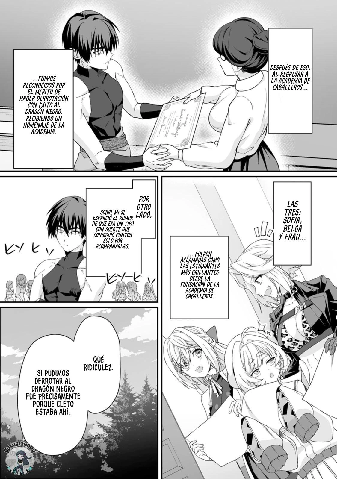 Teisou Gyakuten Sekai De Yuiitsu No Otoko Kishi No Ore, Onna Kishi Gakuen Ni Nyuugaku Shitara Nazeka Eiyou Atsukai Sareta ~zetsurin Skill De Harem Musou~ capítulo 10 página 29