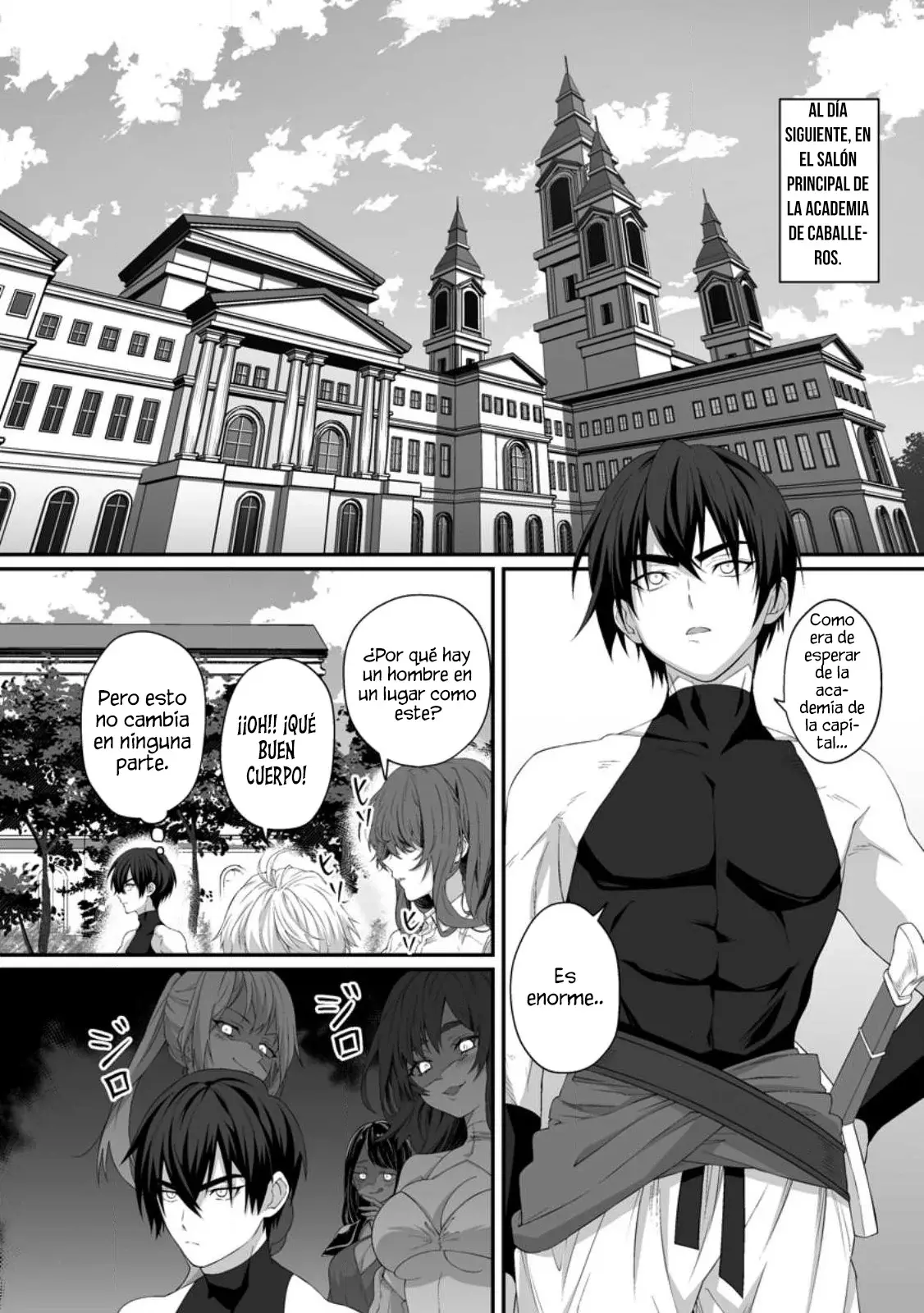 Teisou Gyakuten Sekai De Yuiitsu No Otoko Kishi No Ore, Onna Kishi Gakuen Ni Nyuugaku Shitara Nazeka Eiyou Atsukai Sareta ~zetsurin Skill De Harem Musou~ capítulo 2.2 página 8