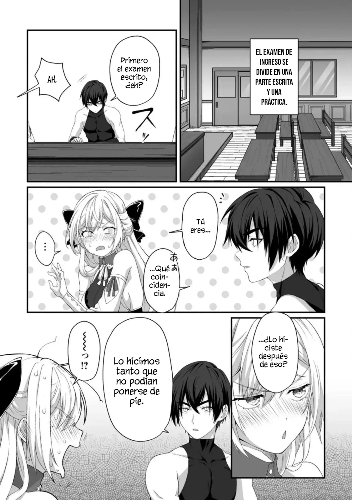 Teisou Gyakuten Sekai De Yuiitsu No Otoko Kishi No Ore, Onna Kishi Gakuen Ni Nyuugaku Shitara Nazeka Eiyou Atsukai Sareta ~zetsurin Skill De Harem Musou~ capítulo 2.2 página 9