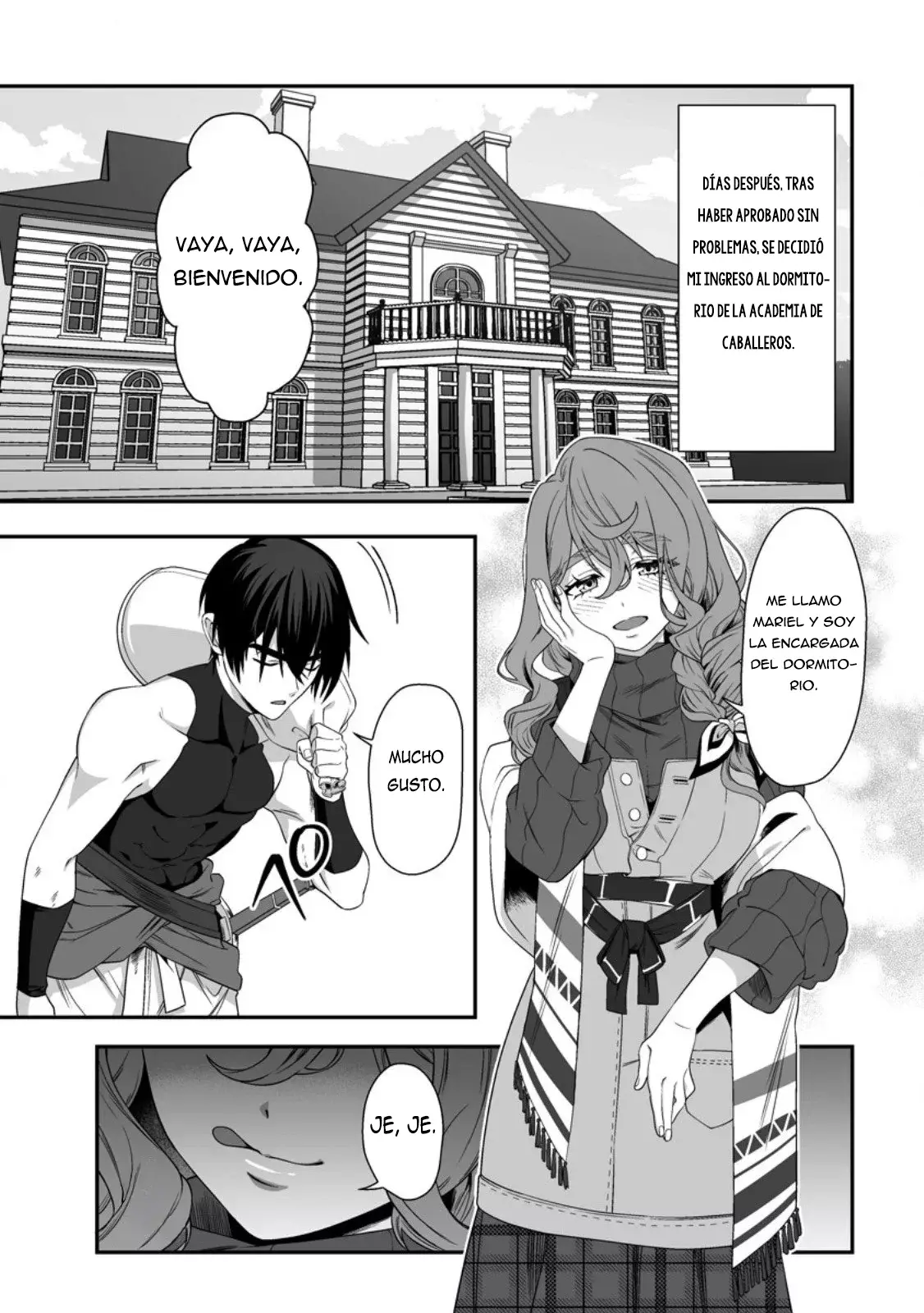 Teisou Gyakuten Sekai De Yuiitsu No Otoko Kishi No Ore, Onna Kishi Gakuen Ni Nyuugaku Shitara Nazeka Eiyou Atsukai Sareta ~zetsurin Skill De Harem Musou~ capítulo 3.2 página 4