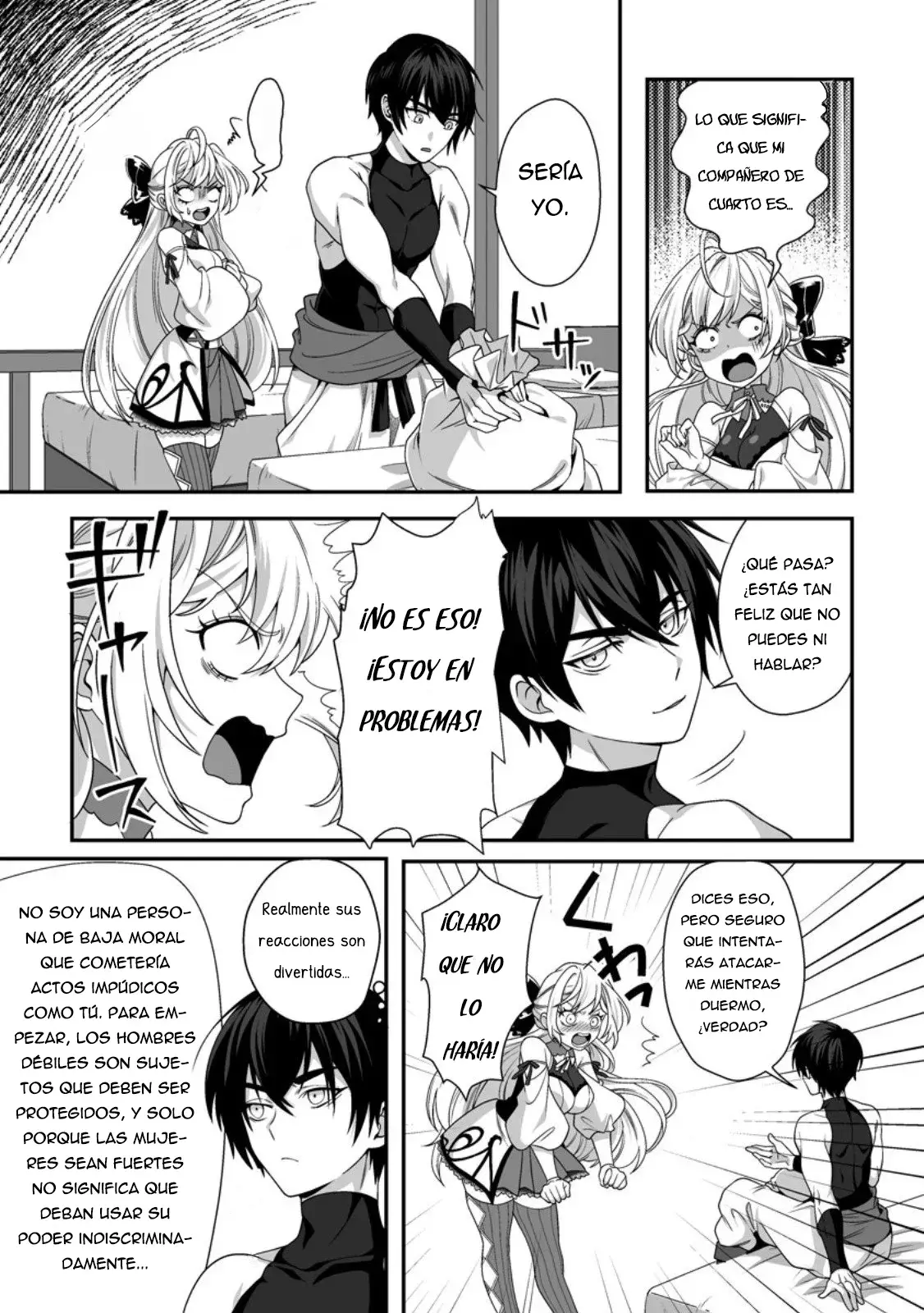Teisou Gyakuten Sekai De Yuiitsu No Otoko Kishi No Ore, Onna Kishi Gakuen Ni Nyuugaku Shitara Nazeka Eiyou Atsukai Sareta ~zetsurin Skill De Harem Musou~ capítulo 3.2 página 8