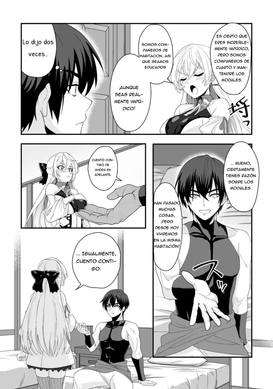 Teisou Gyakuten Sekai De Yuiitsu No Otoko Kishi No Ore, Onna Kishi Gakuen Ni Nyuugaku Shitara Nazeka Eiyou Atsukai Sareta ~zetsurin Skill De Harem Musou~ capítulo 3.2 página 10