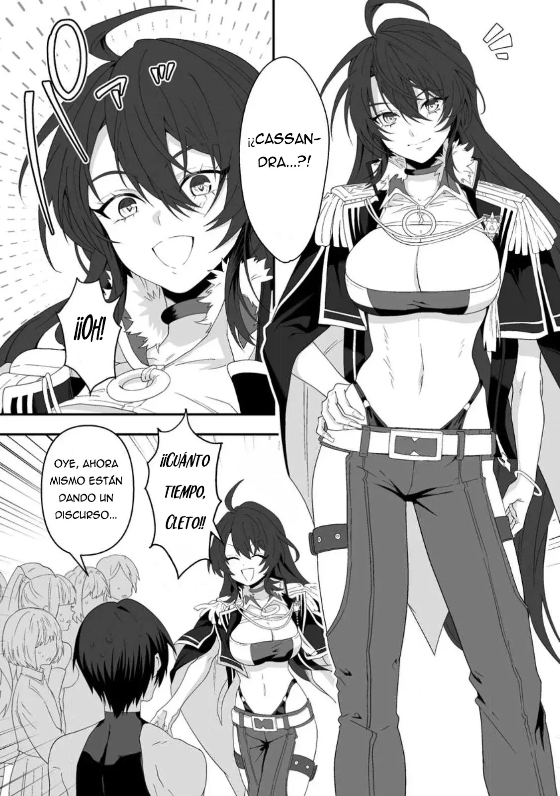 Teisou Gyakuten Sekai De Yuiitsu No Otoko Kishi No Ore, Onna Kishi Gakuen Ni Nyuugaku Shitara Nazeka Eiyou Atsukai Sareta ~zetsurin Skill De Harem Musou~ capítulo 4.1 página 9